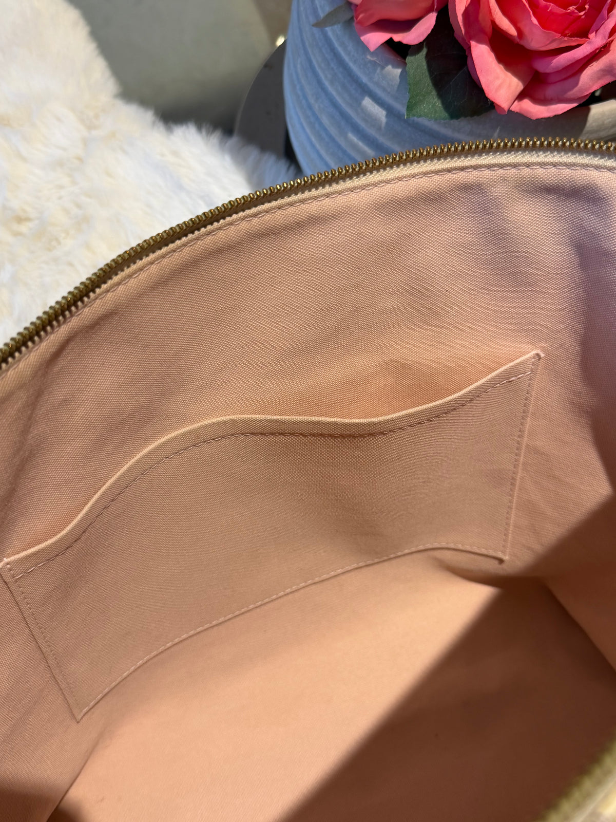 Louis Vuitton Iena MM in Damier Azur Canvas