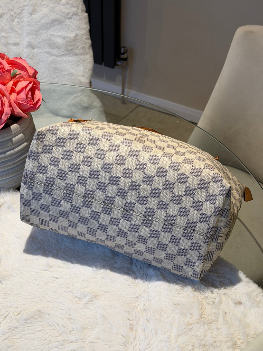 Louis Vuitton Iena MM in Damier Azur Canvas