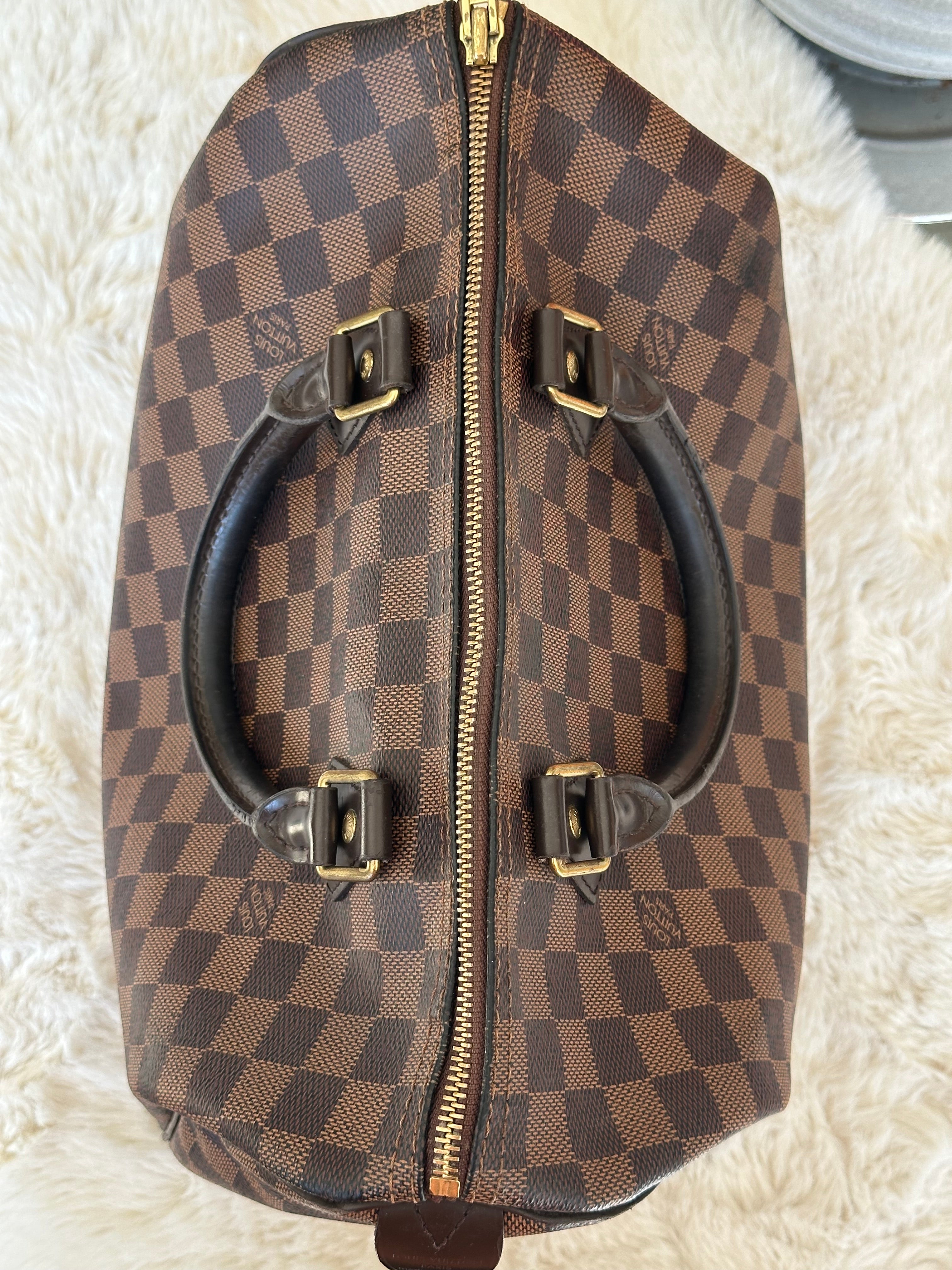 Louis Vuitton Speedy 30 in Damier Ebene