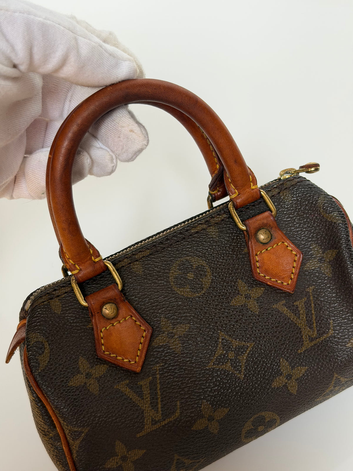 Louis Vuitton Mini Speedy in Monogram Canvas with Unbranded Strap
