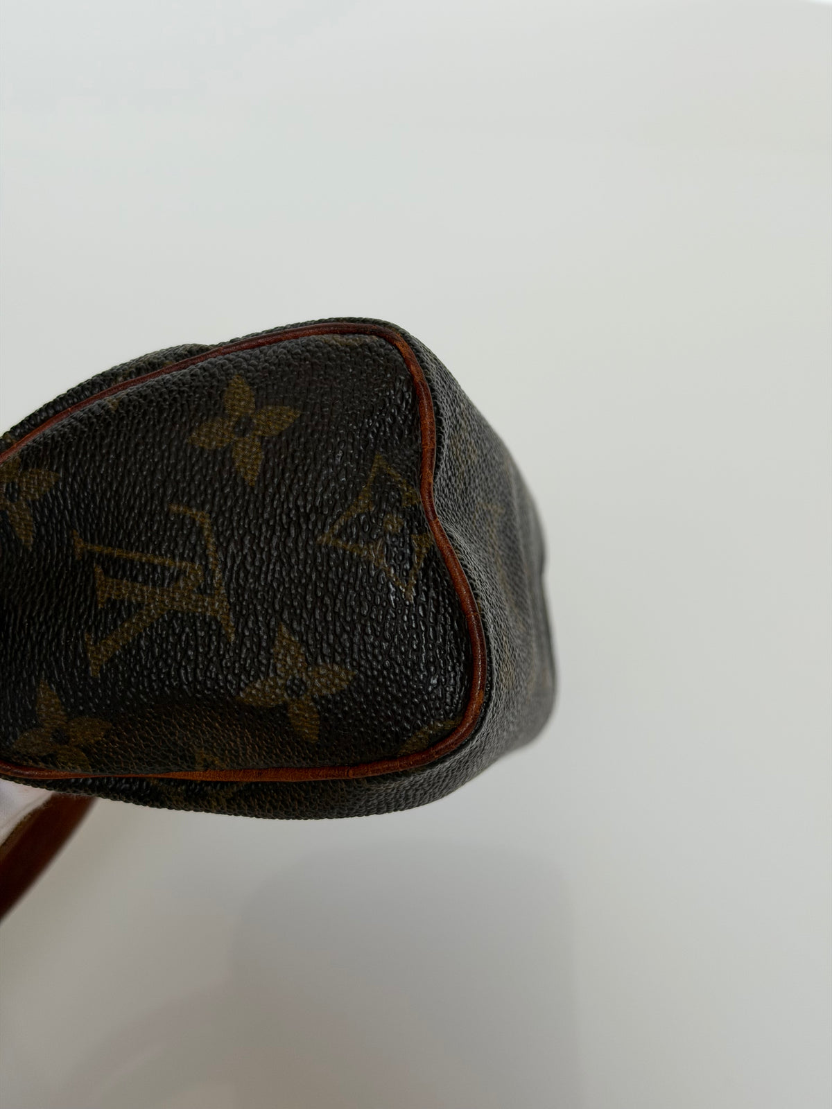 Louis Vuitton Mini Speedy in Monogram Canvas with Unbranded Strap