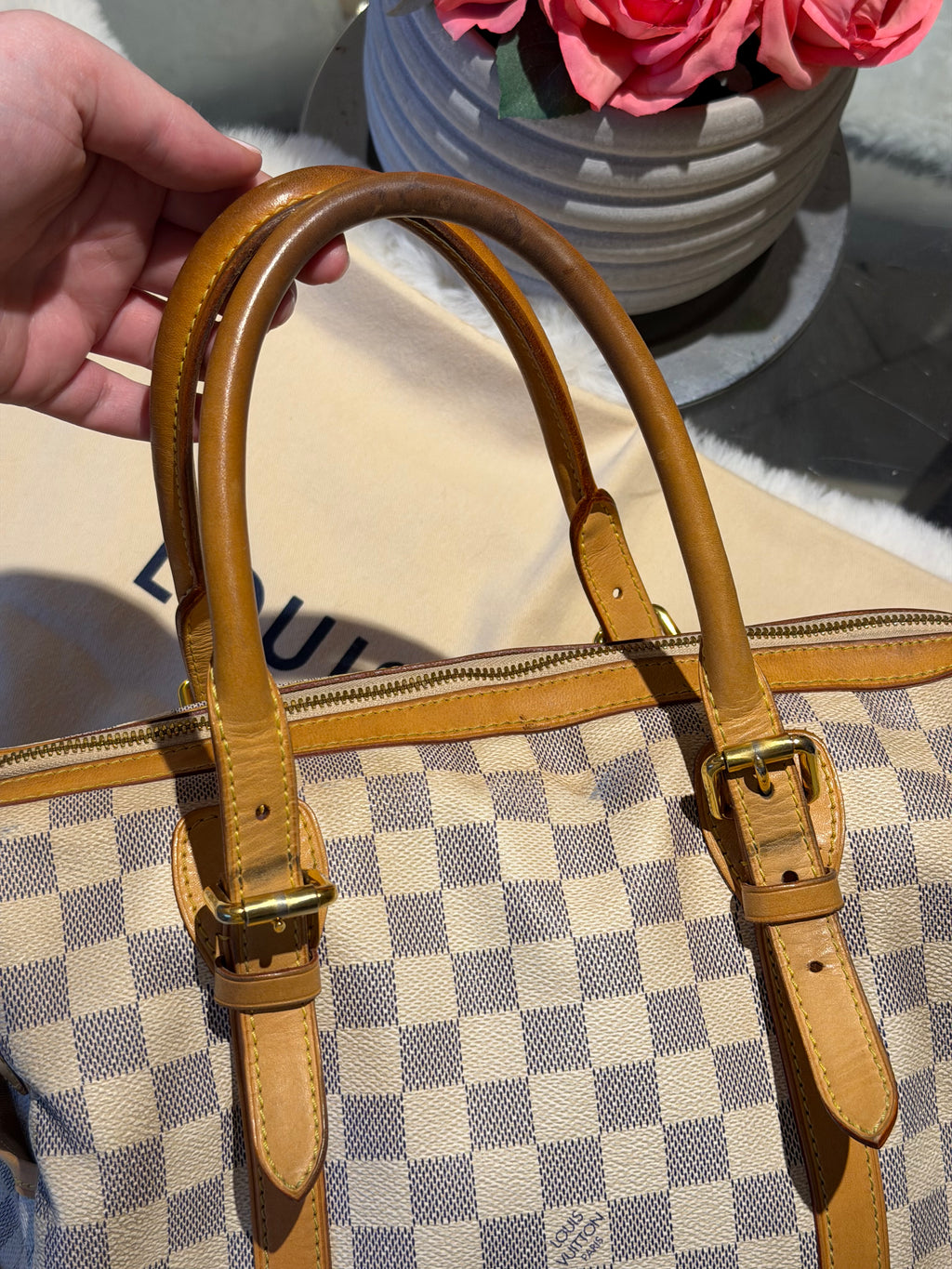 Louis Vuitton Berkeley in Damier Azur Canvas