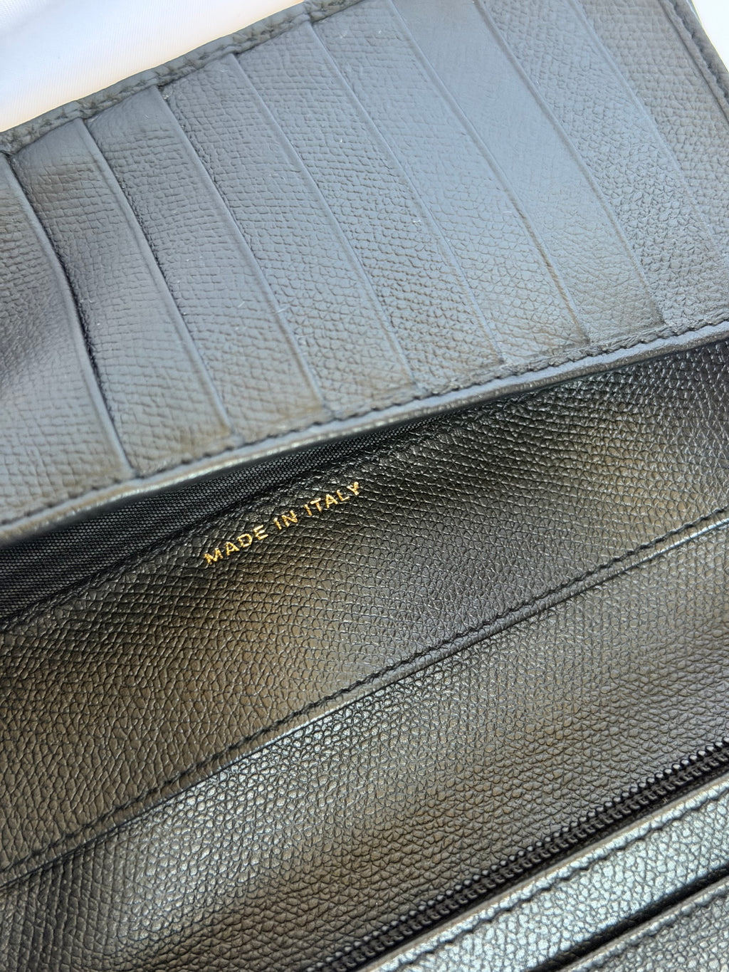 Chanel Wallet on Chain WOC in Black Leather, Gold Logo & Chain