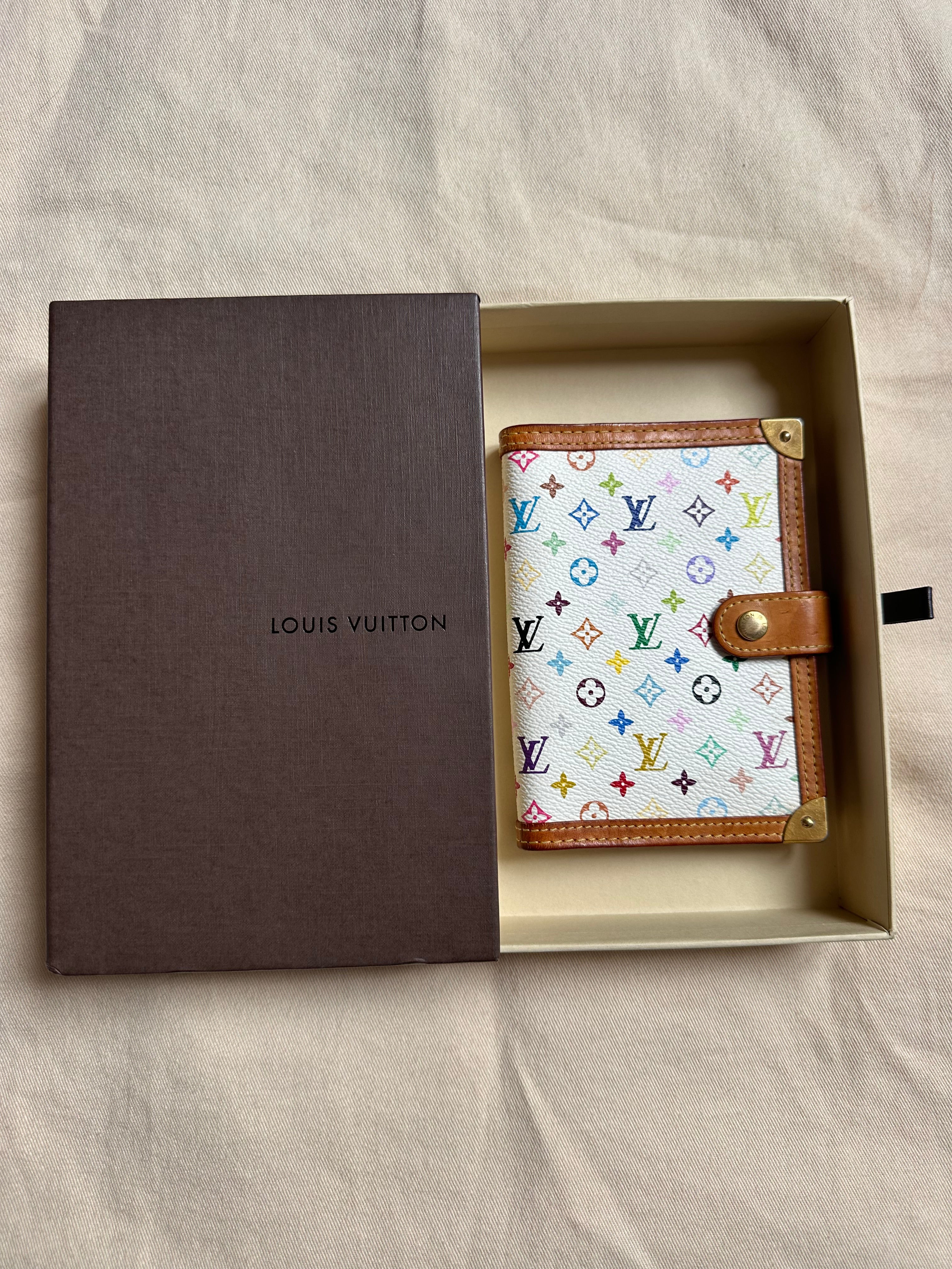 Louis Vuitton X Takashi Murakami Agenda PM in Multicolour Monogram