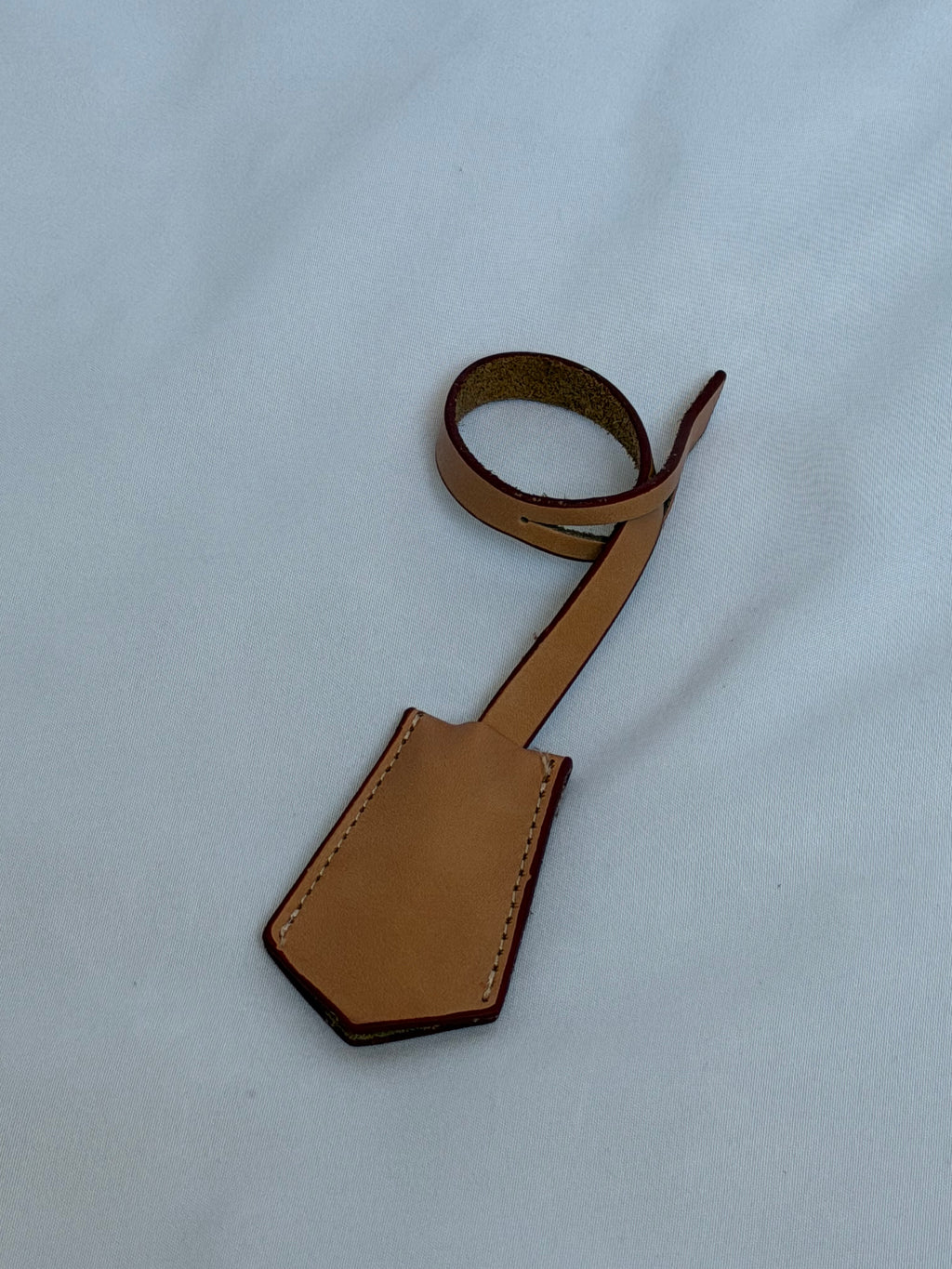 Genuine Leather Clochette in Tan