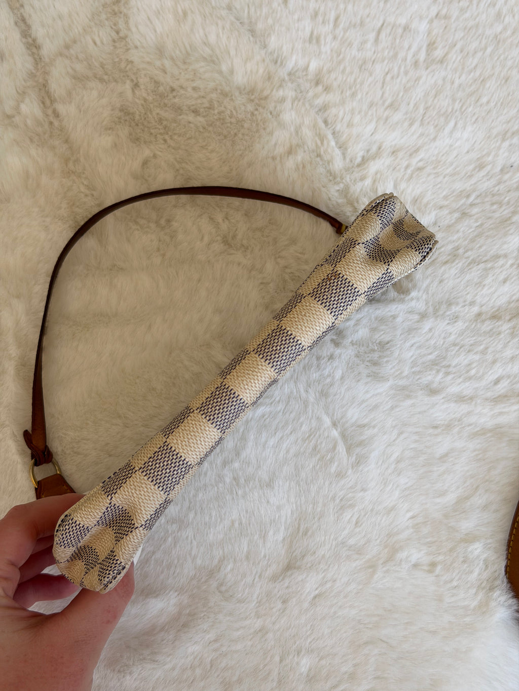 Louis Vuitton Pochette Accessories in Damier Azur