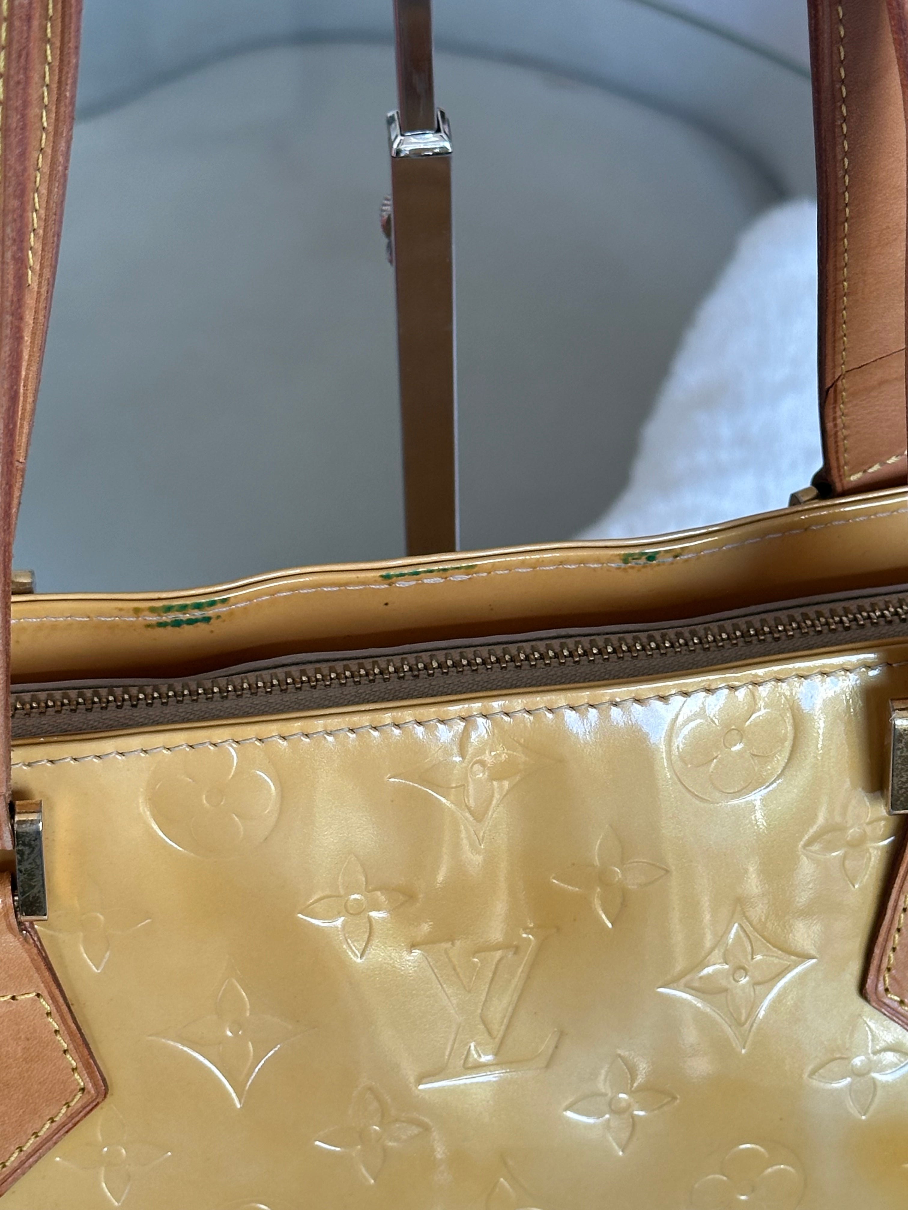 Louis Vuitton Houston Gold - Yellow Vernis Leather