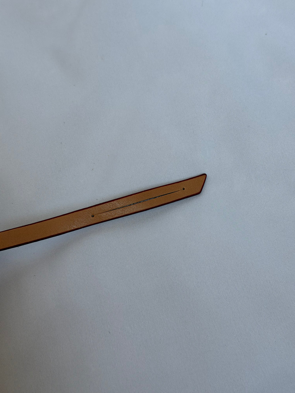 Genuine Leather Clochette in Tan