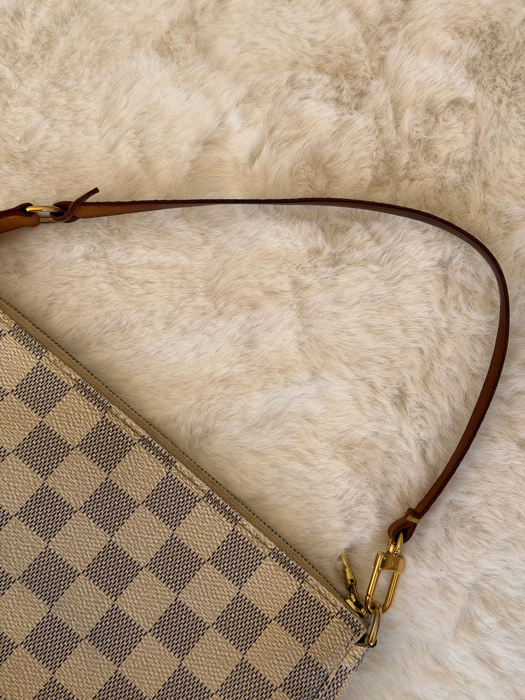 Louis Vuitton Pochette Accessories in Damier Azur