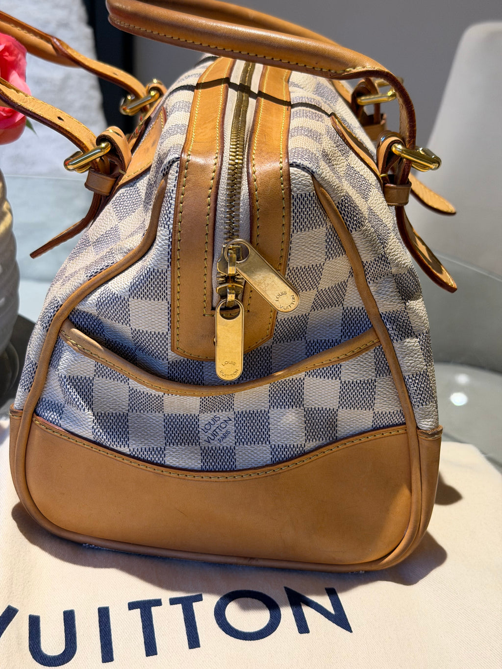 Louis Vuitton Berkeley in Damier Azur Canvas