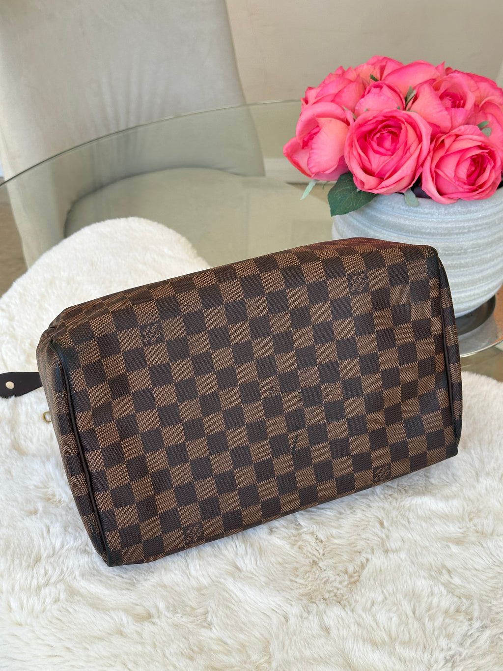 Louis Vuitton Speedy 30 in Damier Ebene