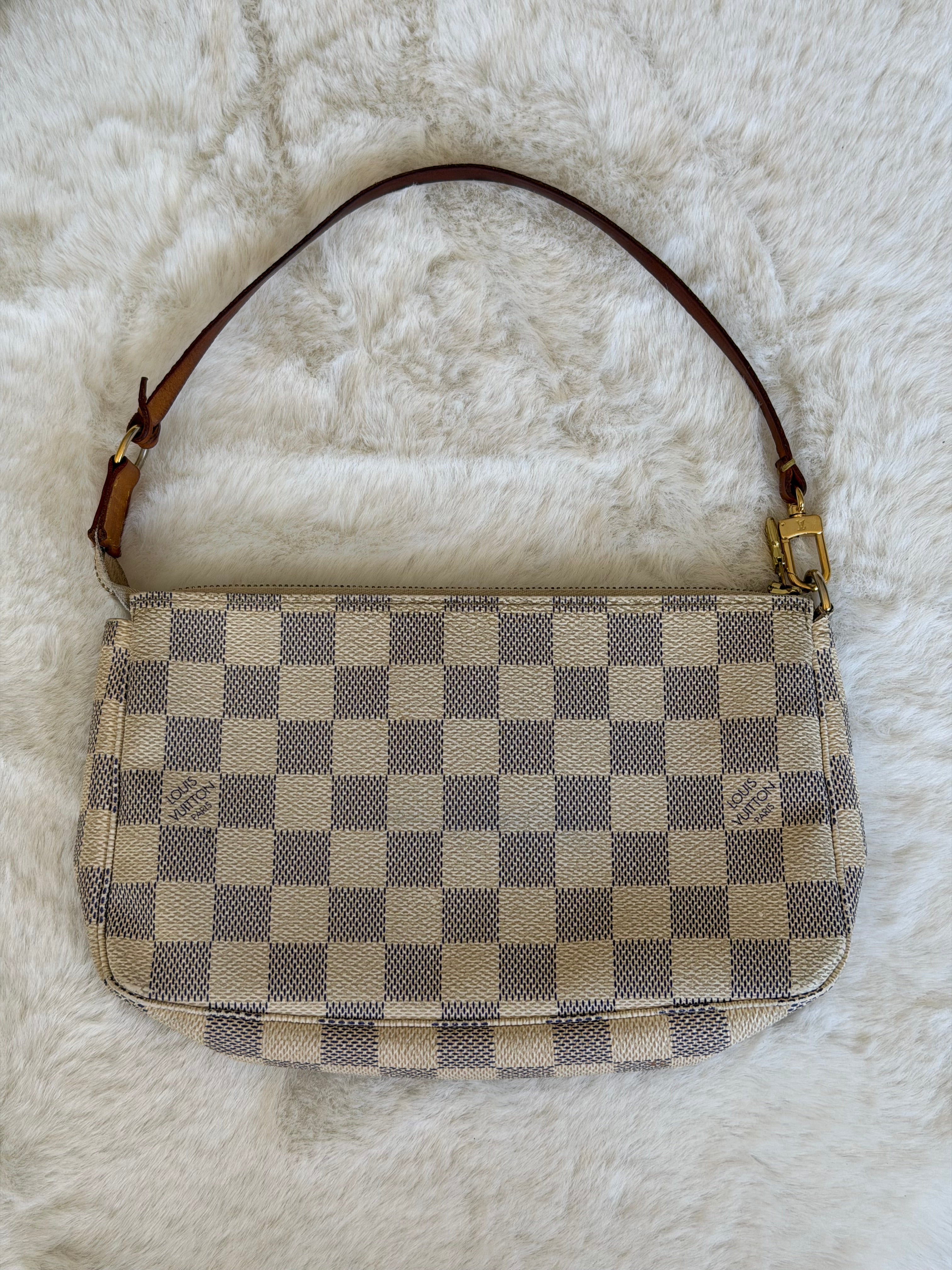 Louis Vuitton Pochette Accessories in Damier Azur