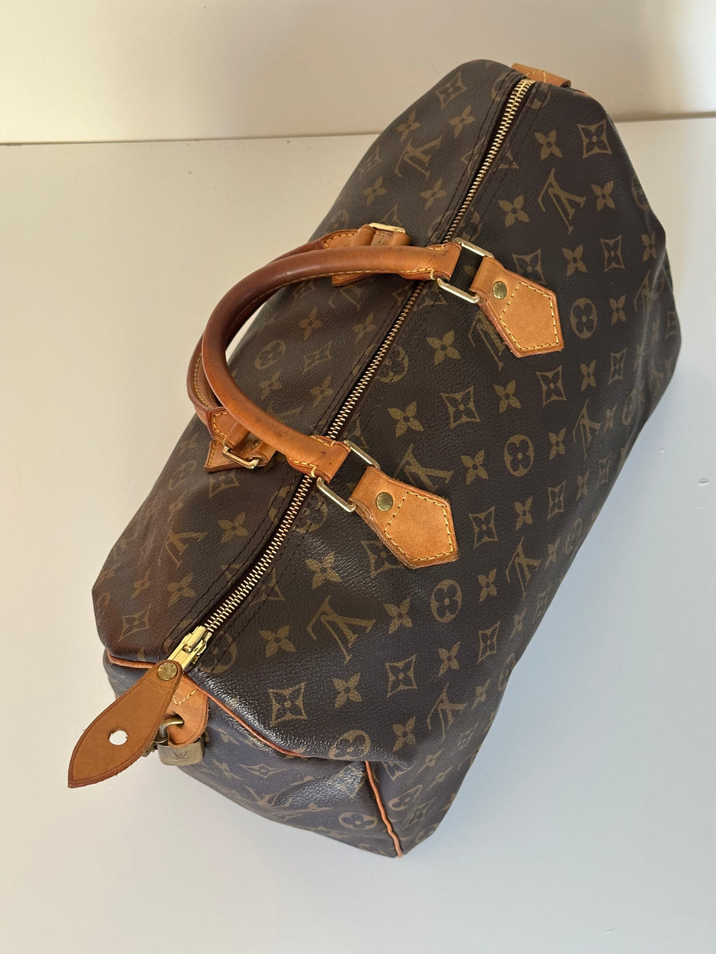 Louis Vuitton Speedy 35 Monogram + Lock & Key