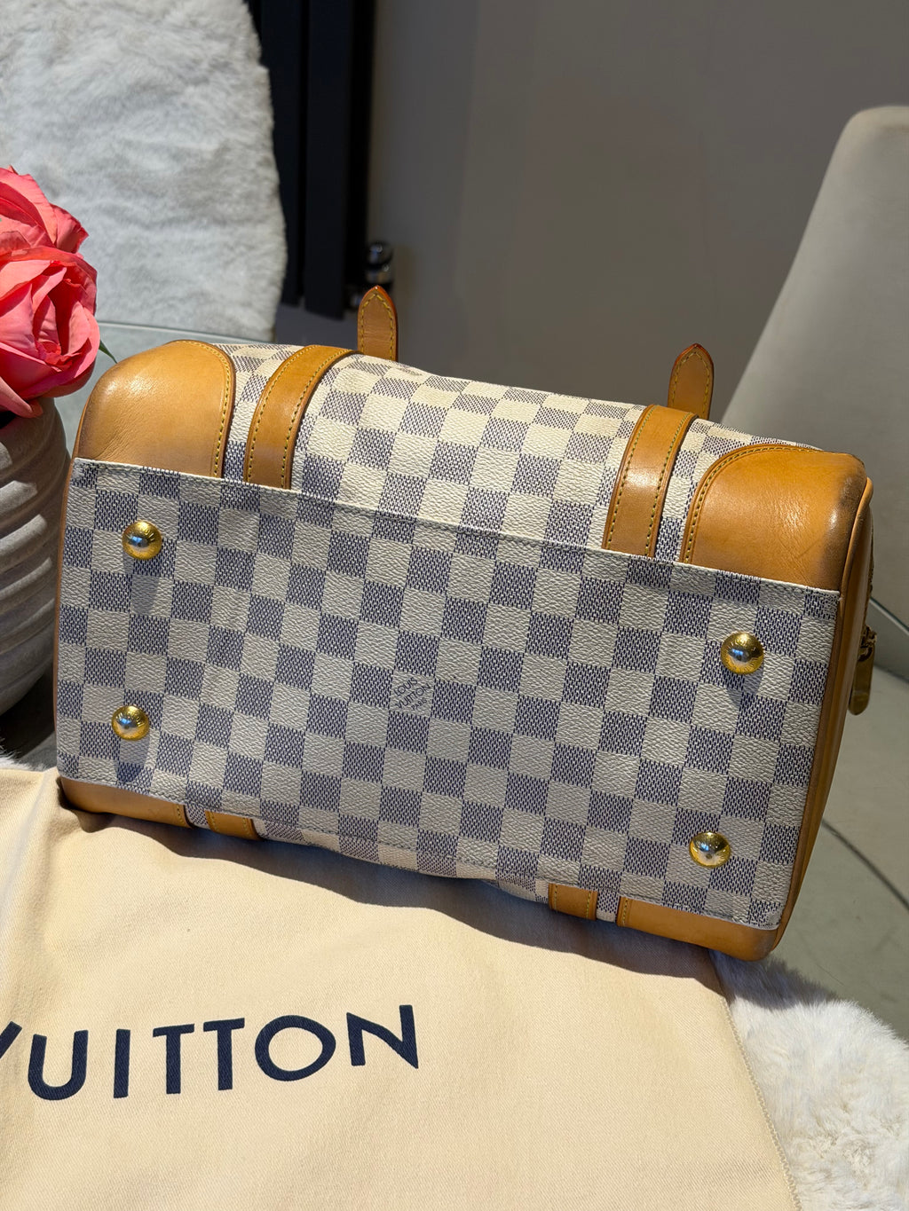 Louis Vuitton Berkeley in Damier Azur Canvas