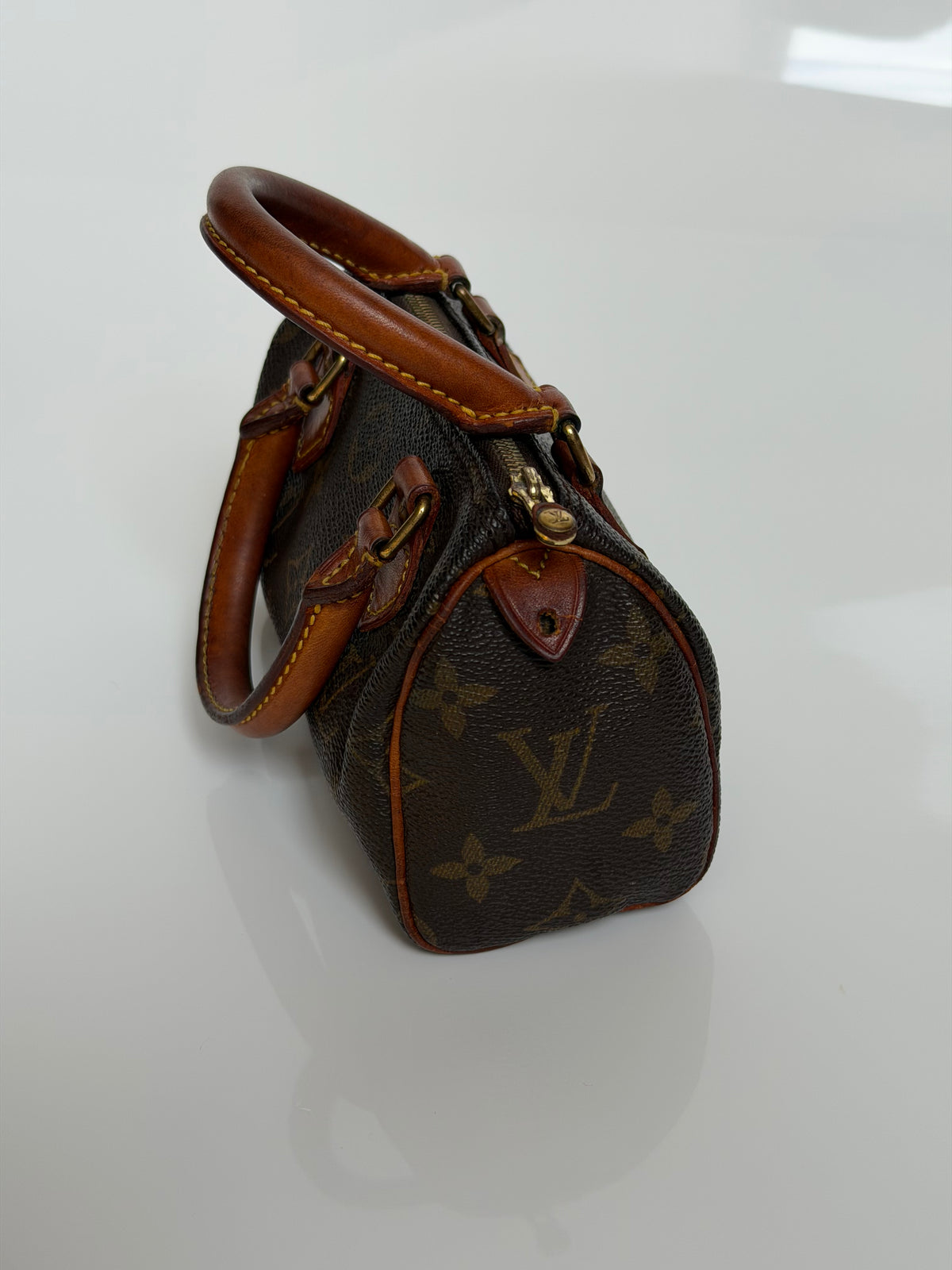 Louis Vuitton Mini Speedy in Monogram Canvas with Unbranded Strap