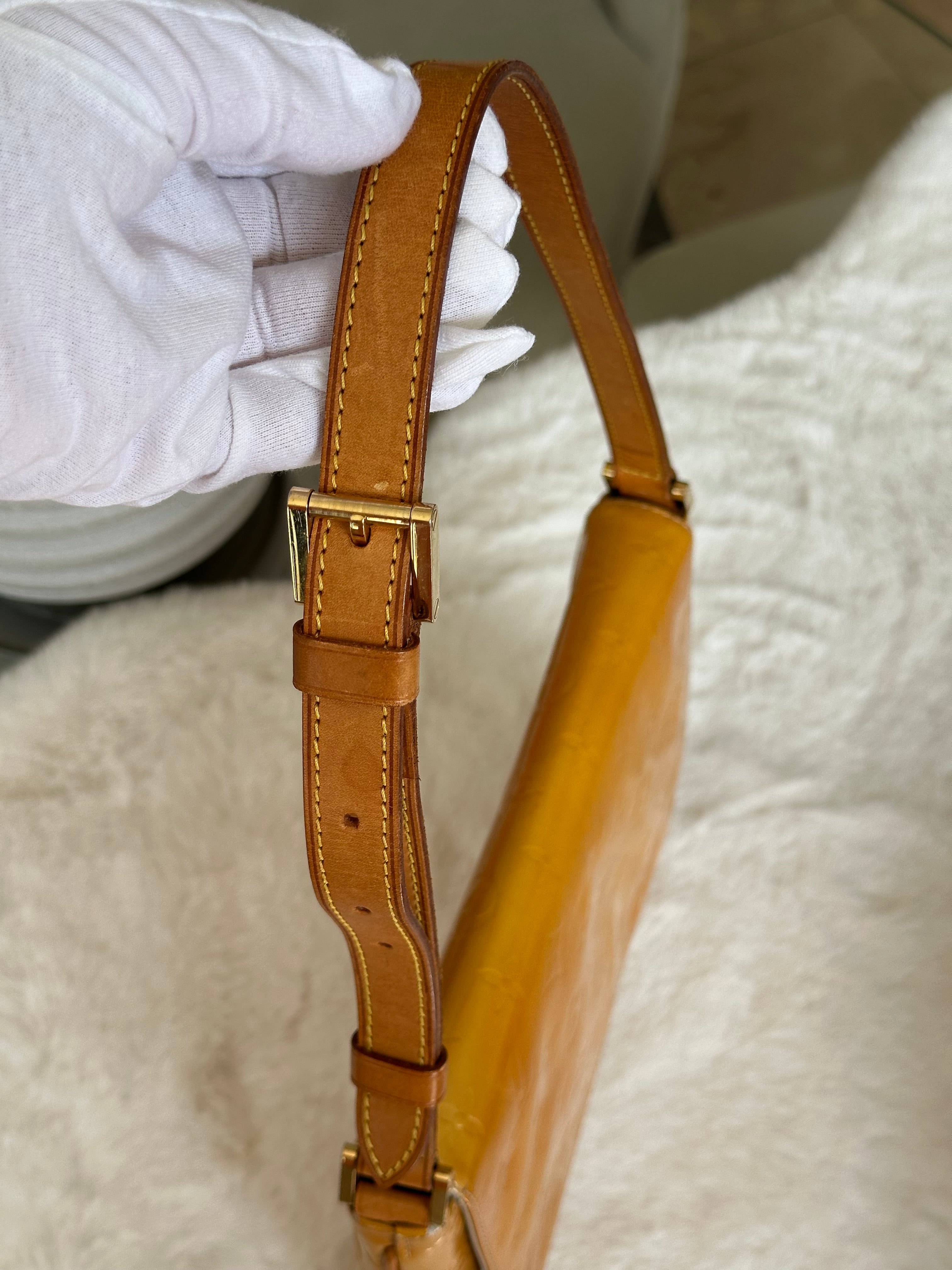 Louis Vuitton Thompson Street in Orange Vernis Leather