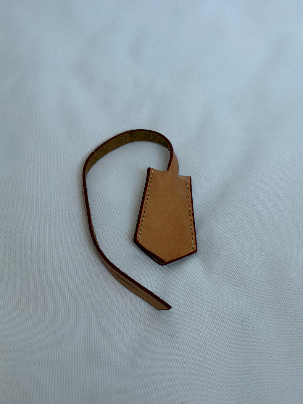 Genuine Leather Clochette in Tan