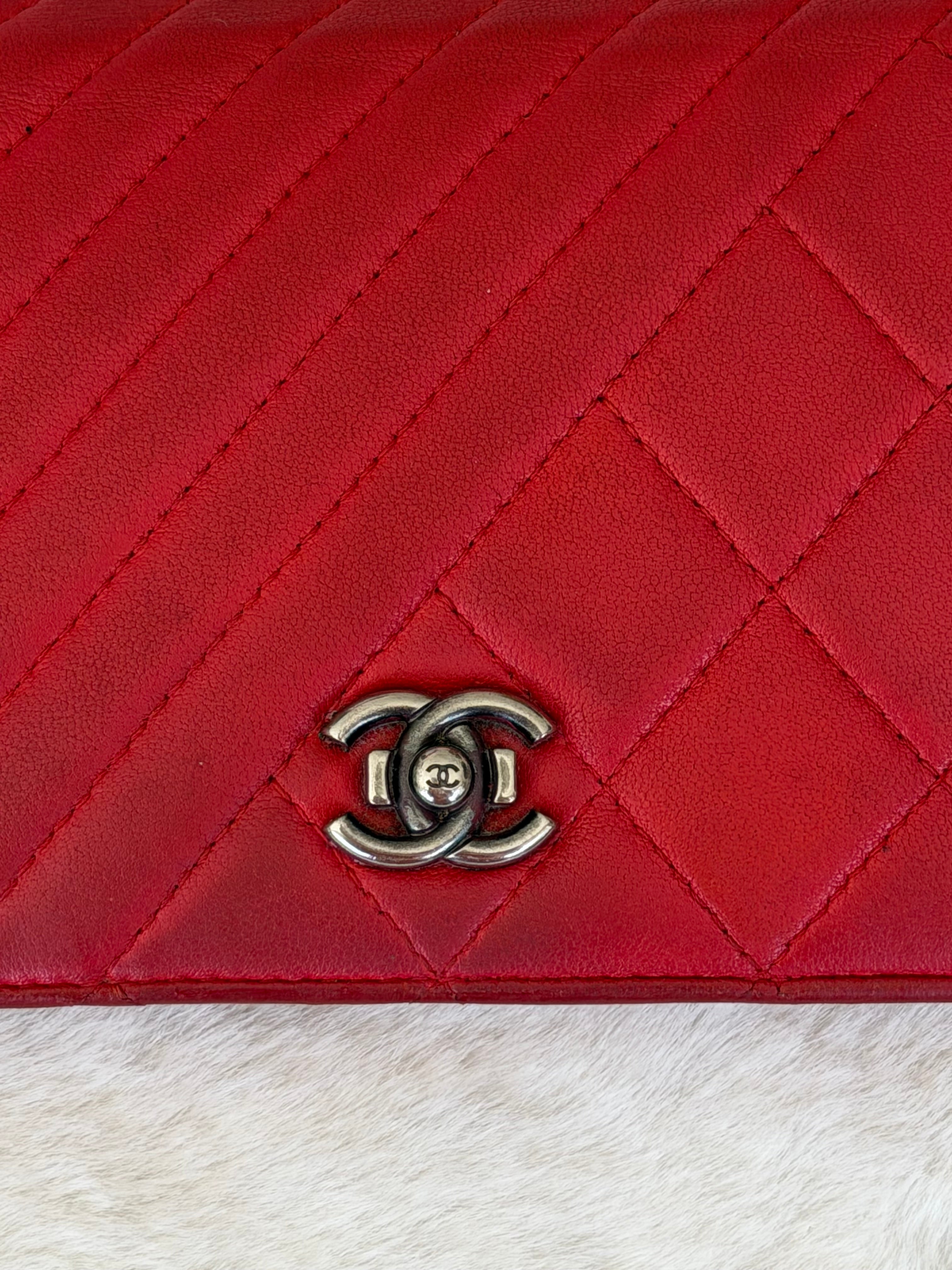 Chanel Lambskin Leather Wallet on Chain WOC