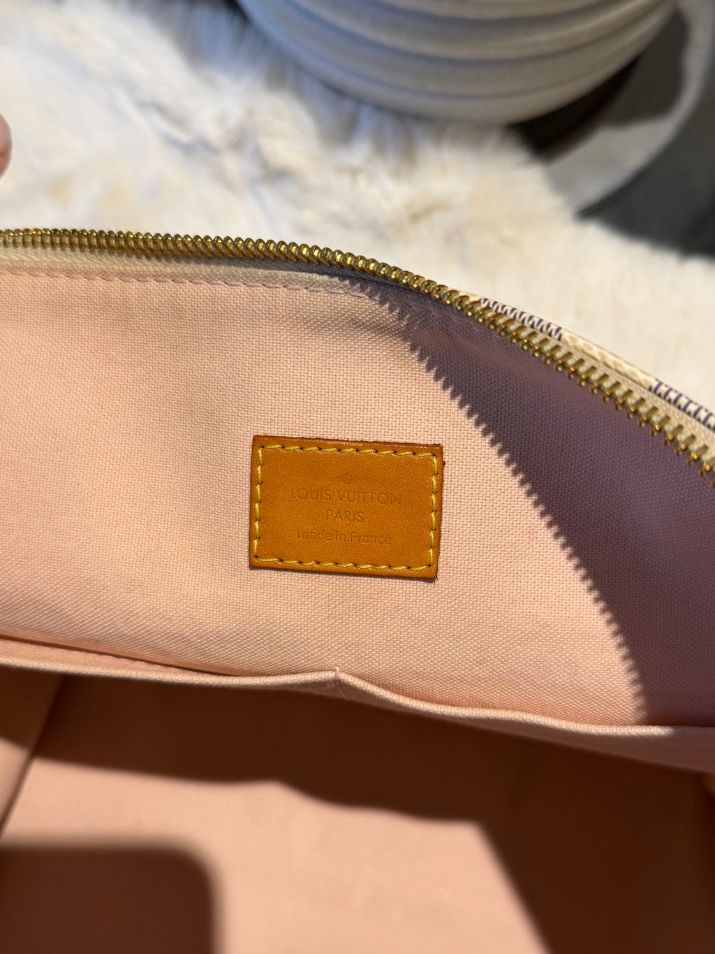 Louis Vuitton Iena MM in Damier Azur Canvas