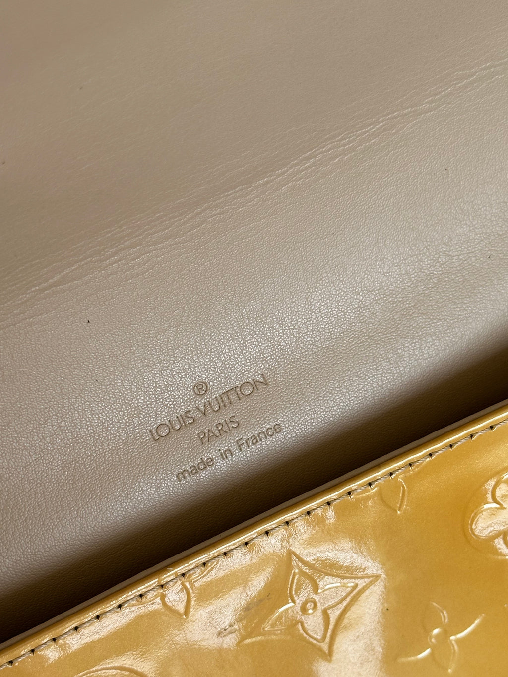 Louis Vuitton Thompson Street in Orange Vernis Leather
