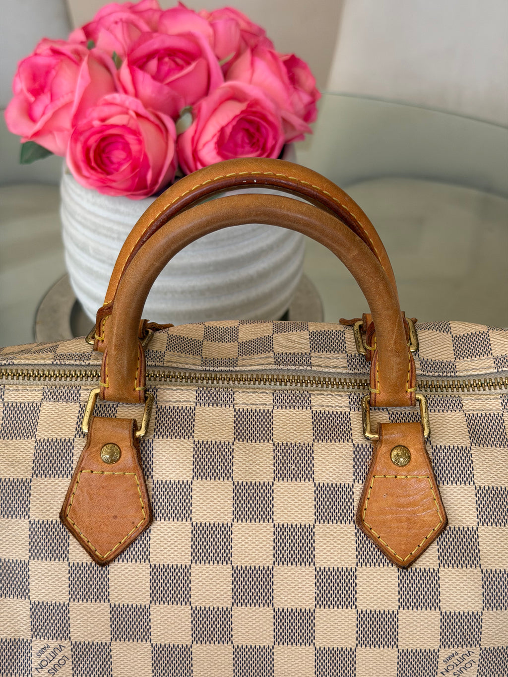Louis Vuitton Speedy 35 in Damier Azur