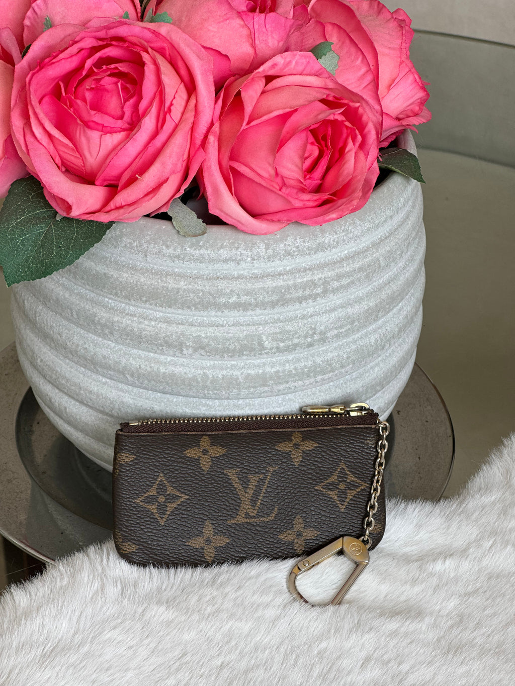 Louis Vuitton Key Cles Pouch in Monogram