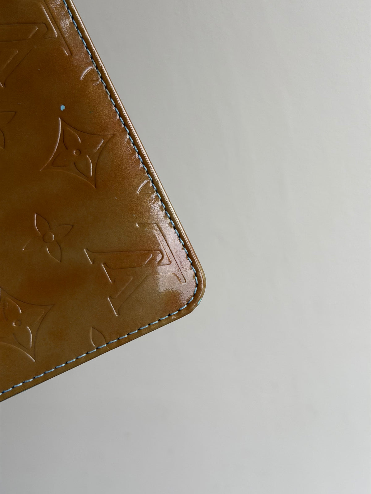 Louis Vuitton Lexington Pouch in Bronze Vernis Leather
