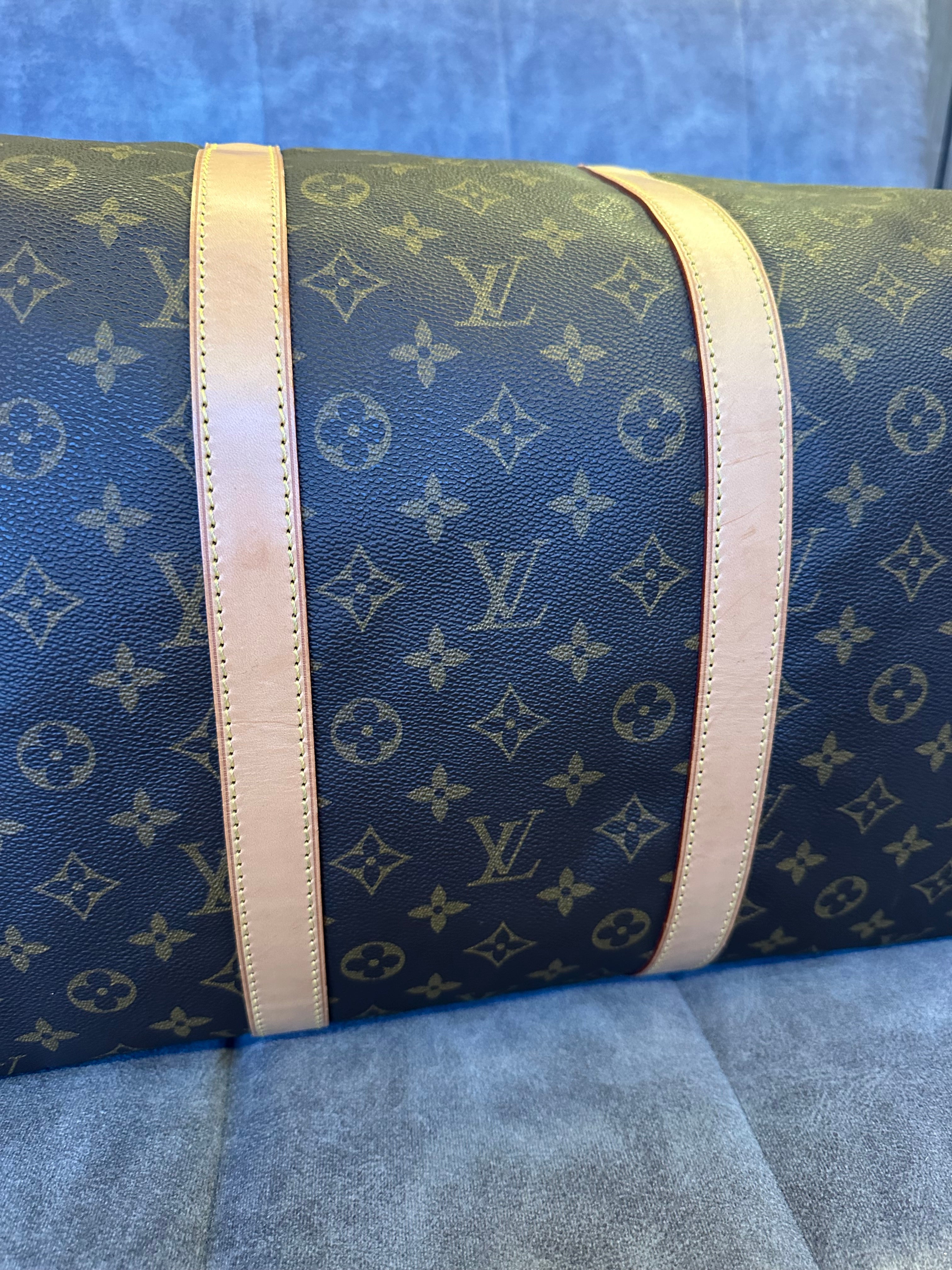 Louis Vuitton Monogram Canvas Keepall Holdall 55