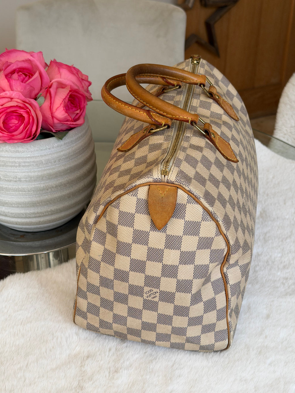 Louis Vuitton Speedy 35 in Damier Azur