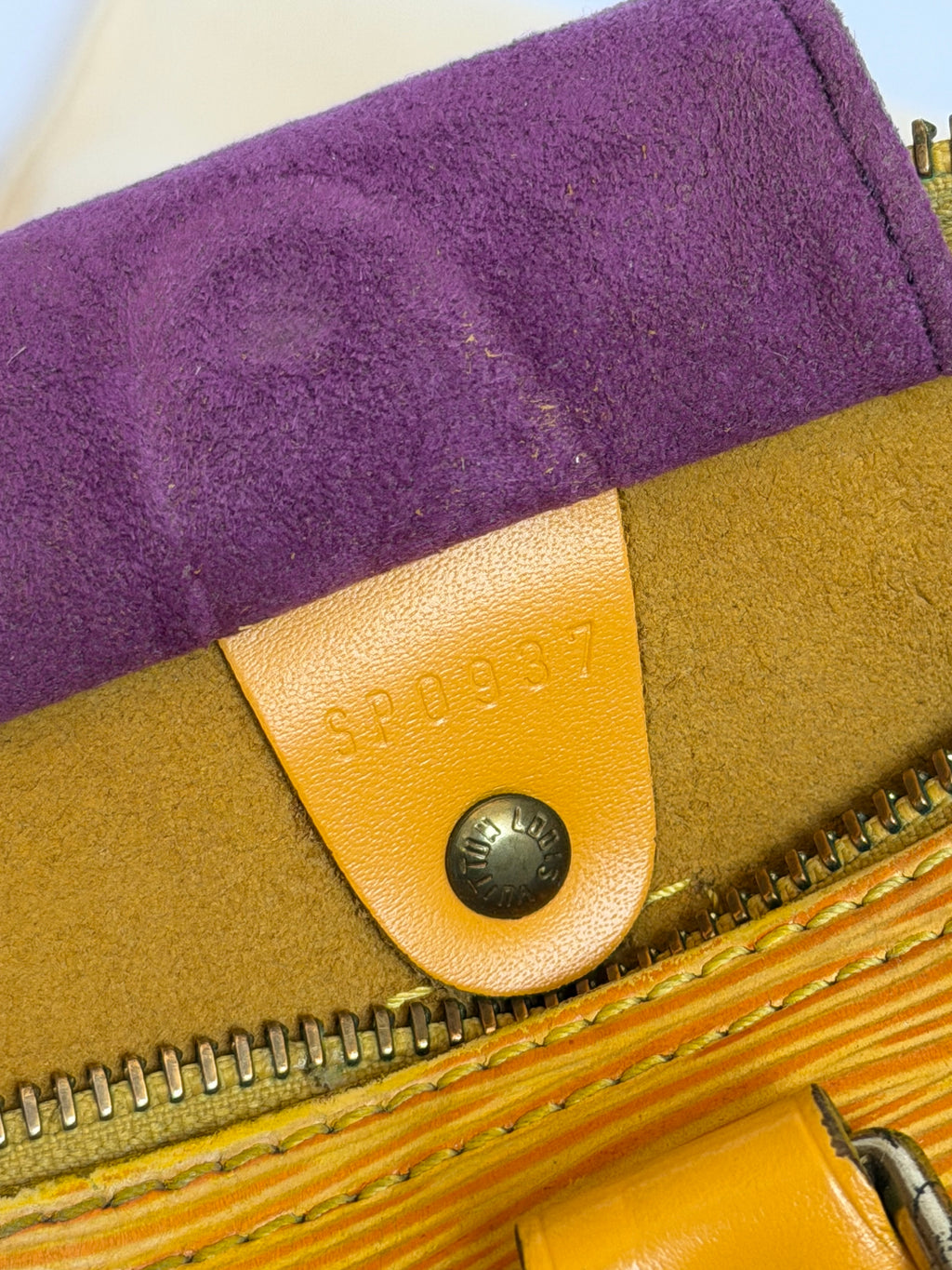 Louis Vuitton Speedy in Yellow Epi Leather