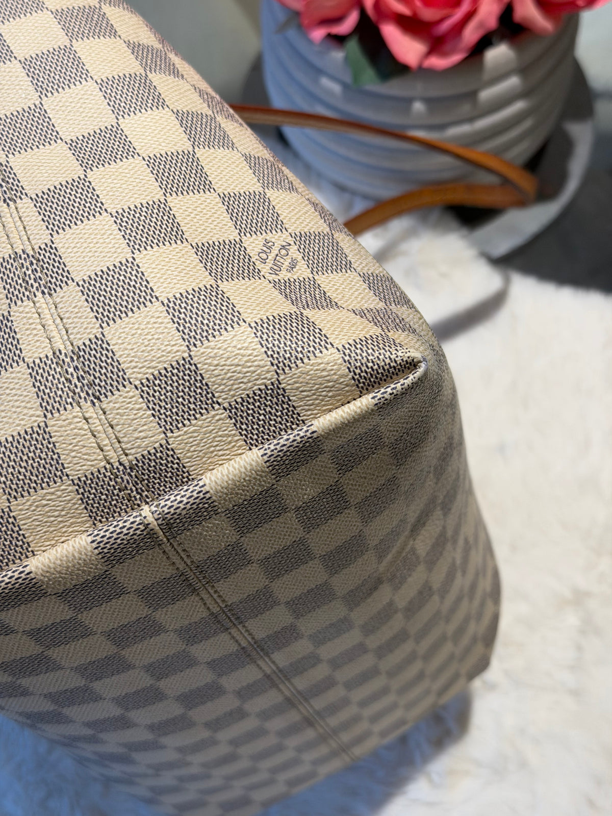 Louis Vuitton Iena MM in Damier Azur Canvas