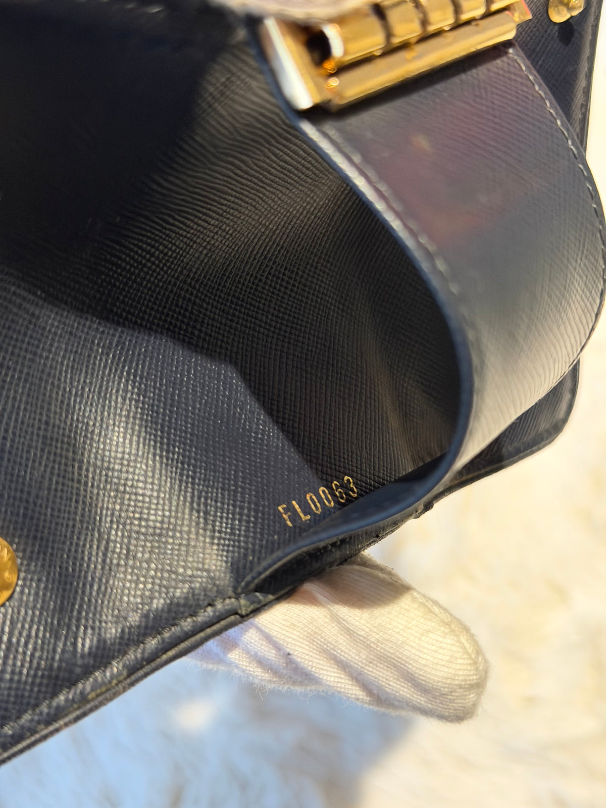 Louis Vuitton Porte Tresor International Wallet & 4 Key Holder in Navy Mini Lin Monogram SET