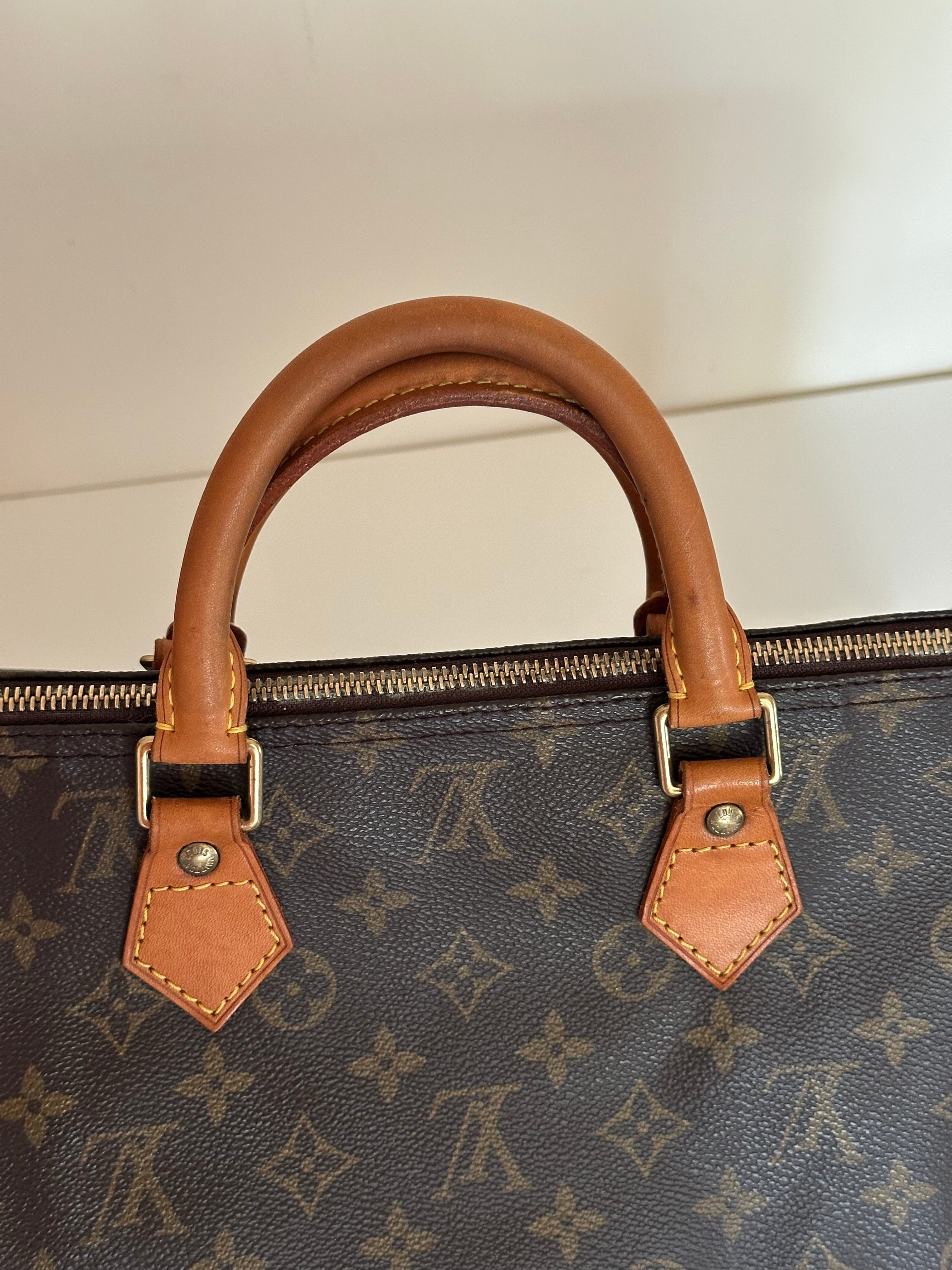 Louis Vuitton Monogram Speedy 40 + Lock & Key