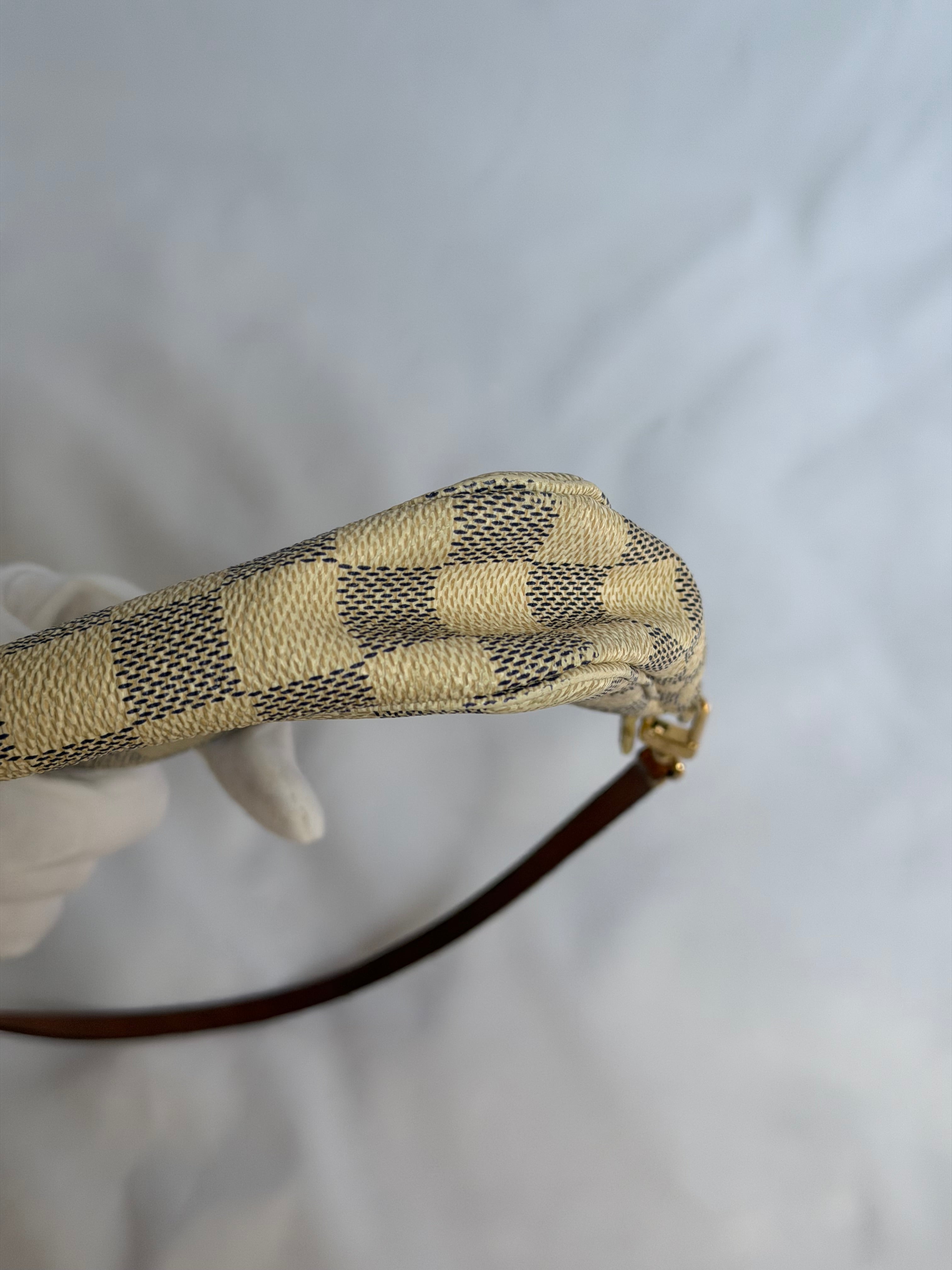 Louis Vuitton Pochette Accessories in Damier Azur