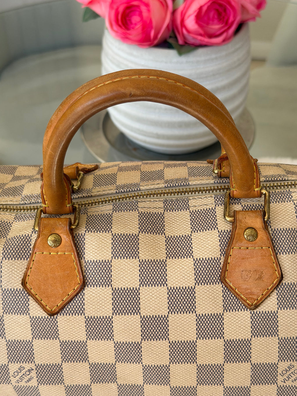 Louis Vuitton Speedy 35 in Damier Azur