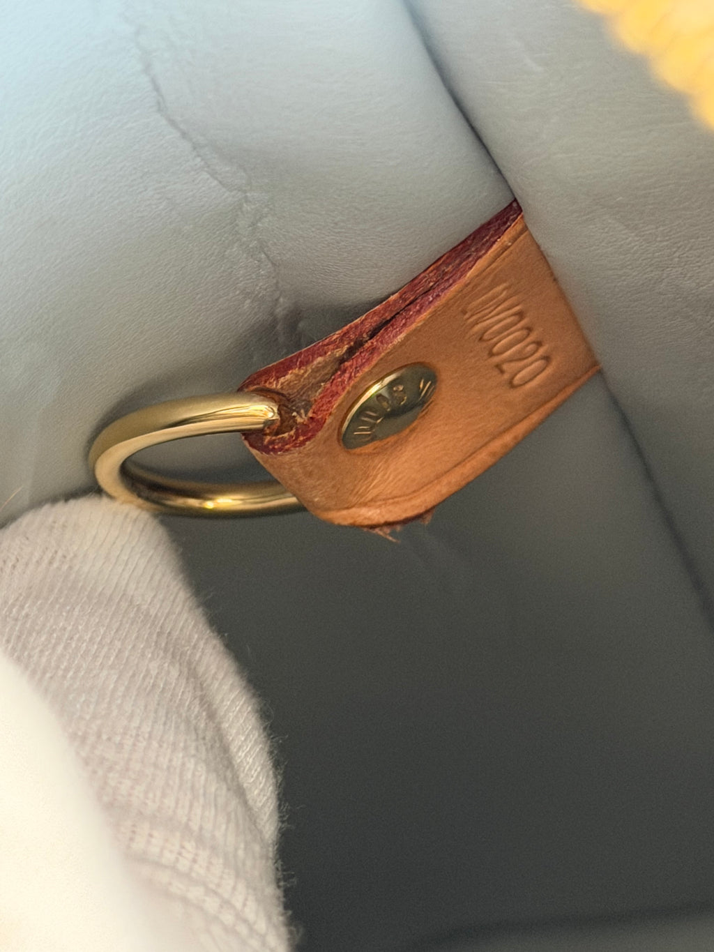 Louis Vuitton Houston in Yellow Vernis Leather