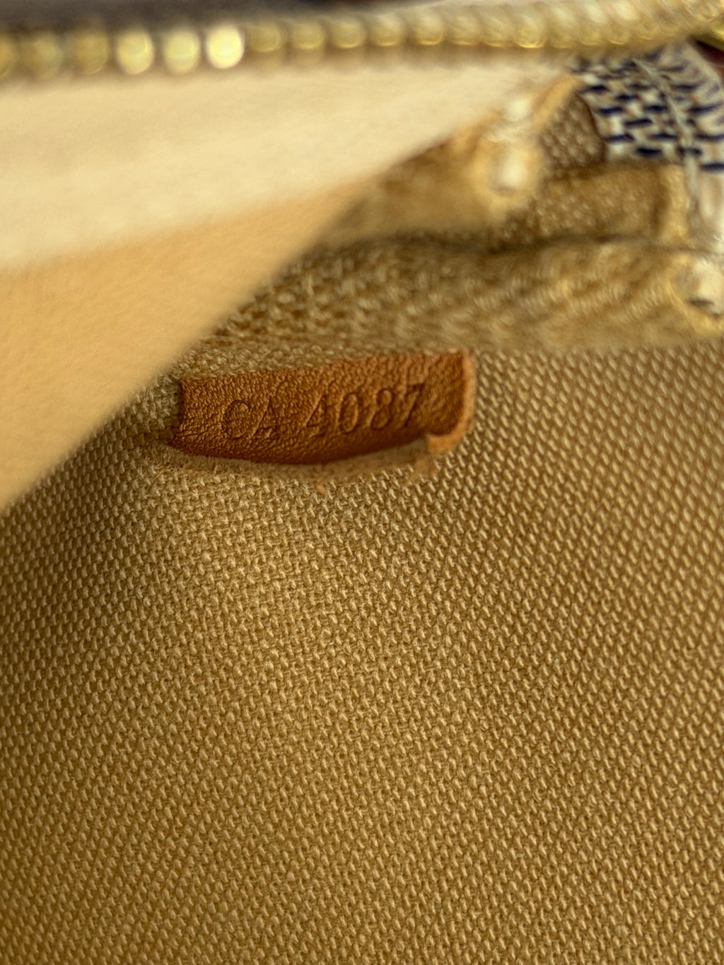 Louis Vuitton Pochette Accessories in Damier Azur