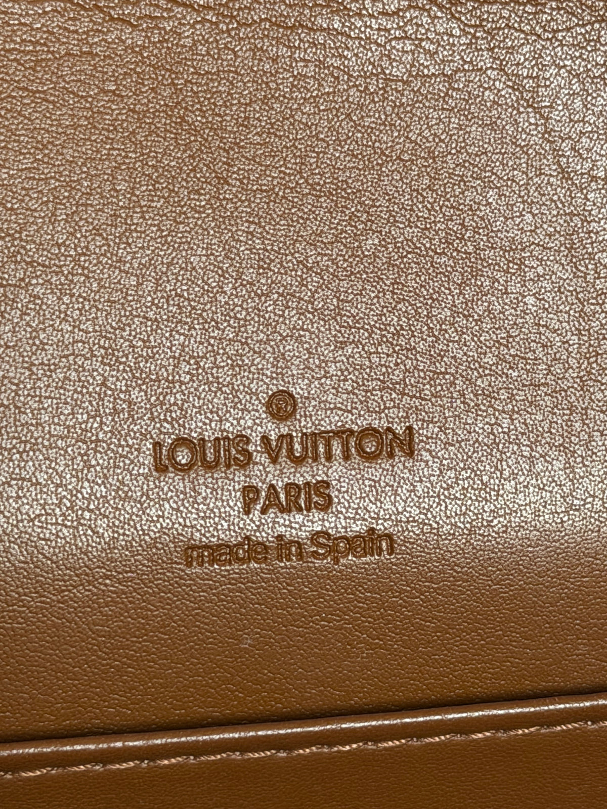 Louis Vuitton Thompson Street in Bronze Vernis Leather