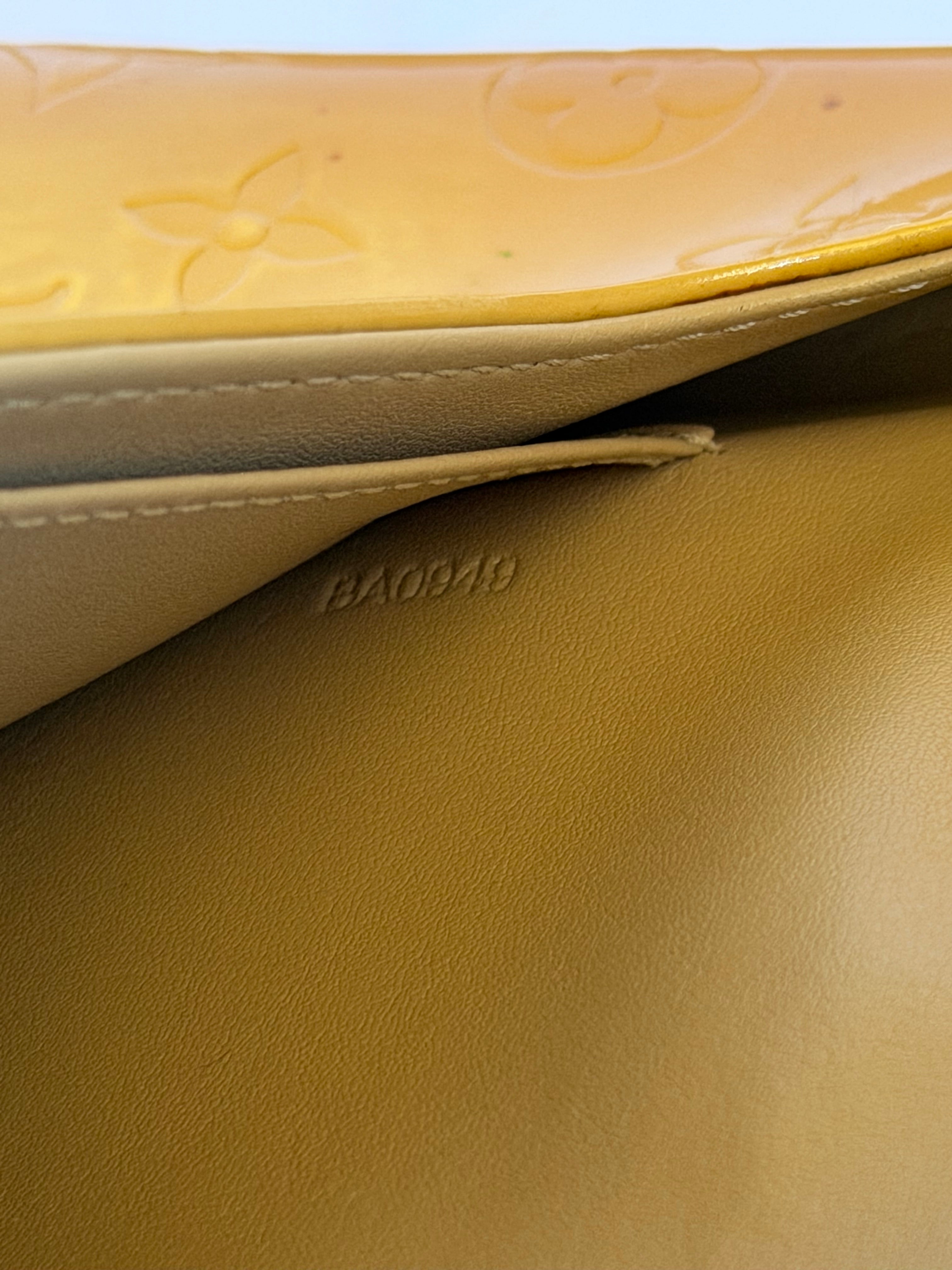 Louis Vuitton Thompson Street in Yellow Vernis Leather