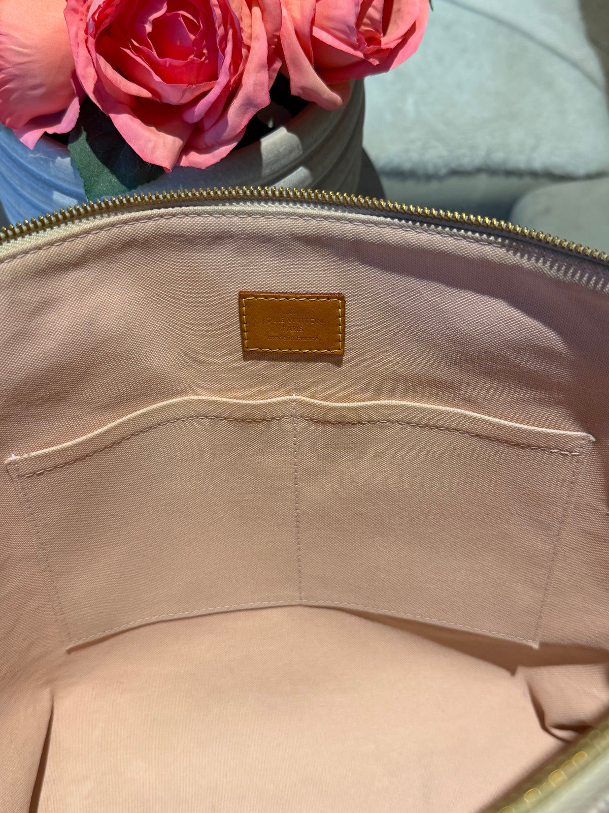 Louis Vuitton Iena MM in Damier Azur Canvas
