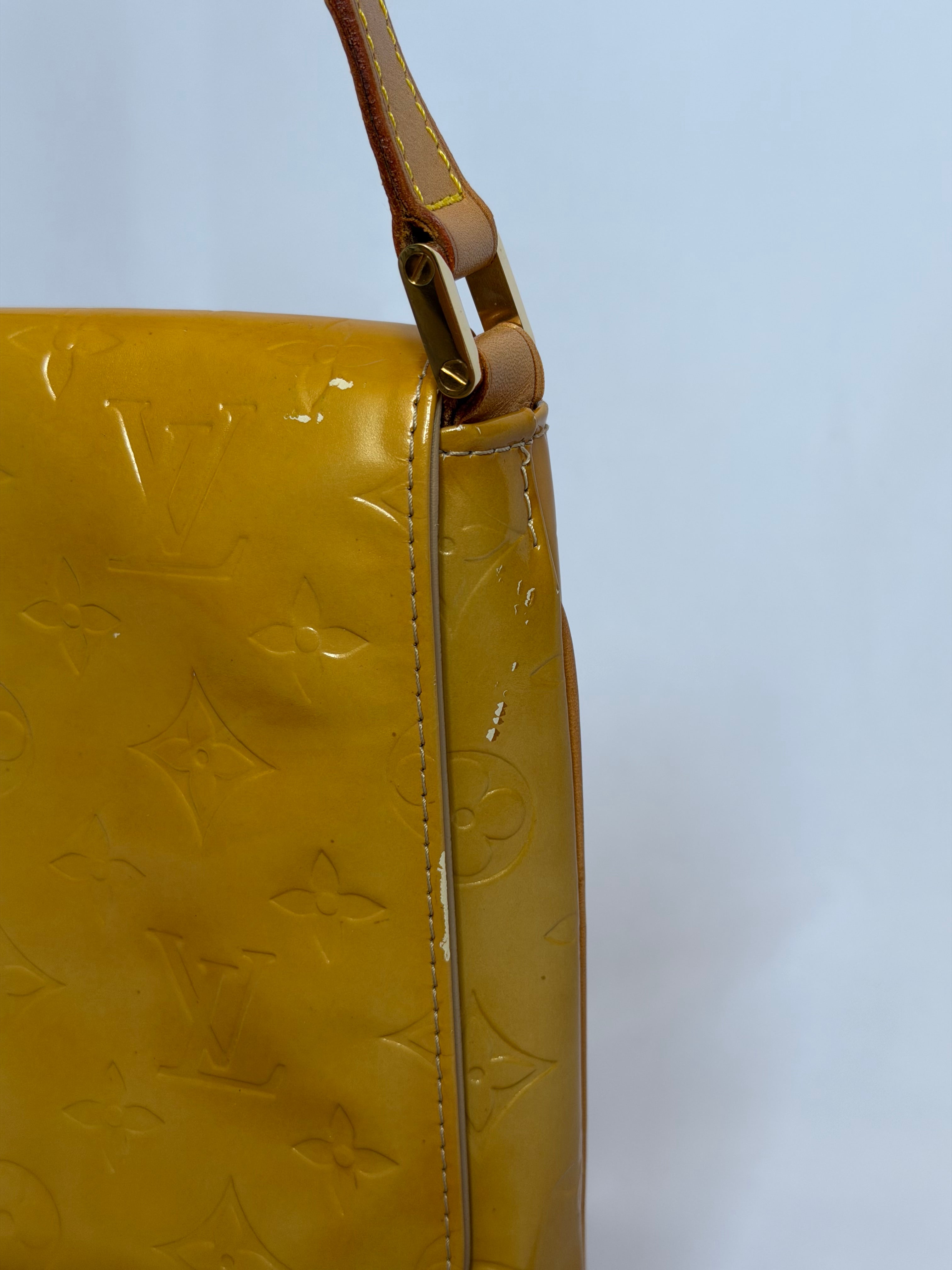 Louis Vuitton Thompson Street in Yellow Vernis Leather