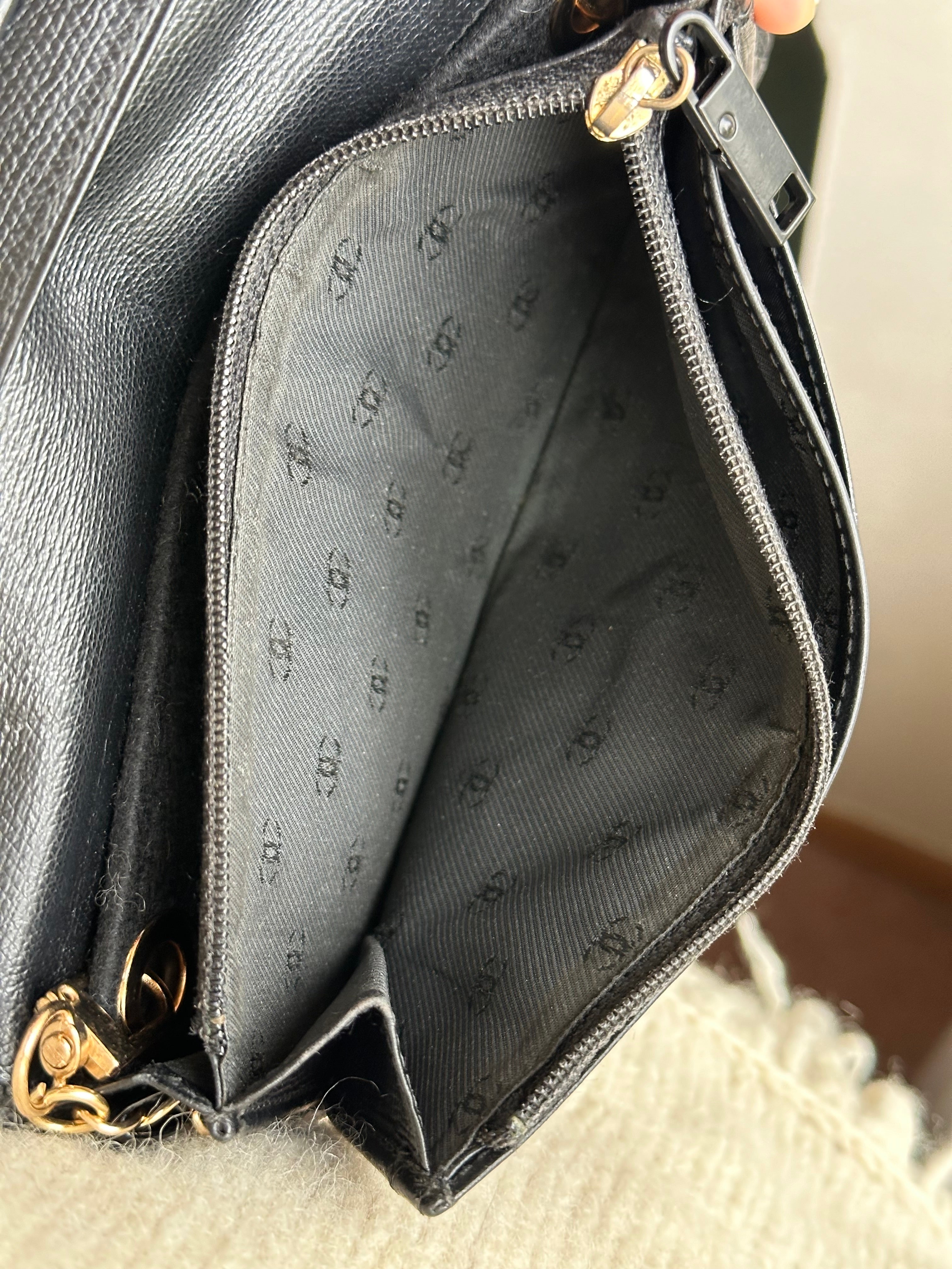 Chanel Wallet on Chain WOC Gold Solid Logo with Adjustable Unbranded Strap and Insert