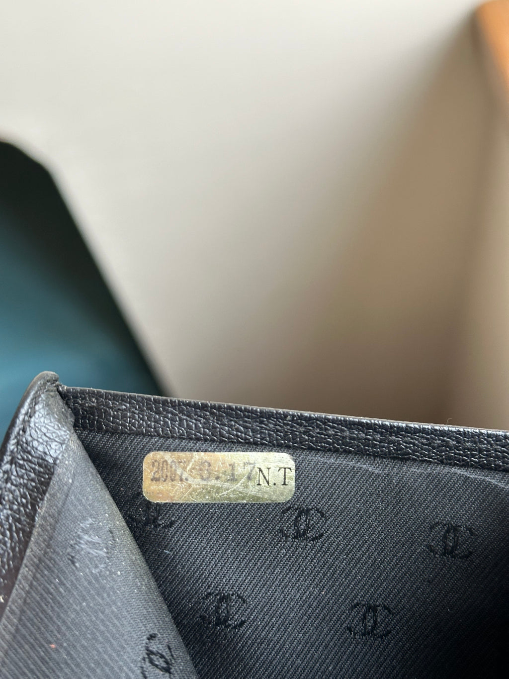 Chanel Wallet on Chain WOC Gold Solid Logo with Adjustable Unbranded Strap and Insert