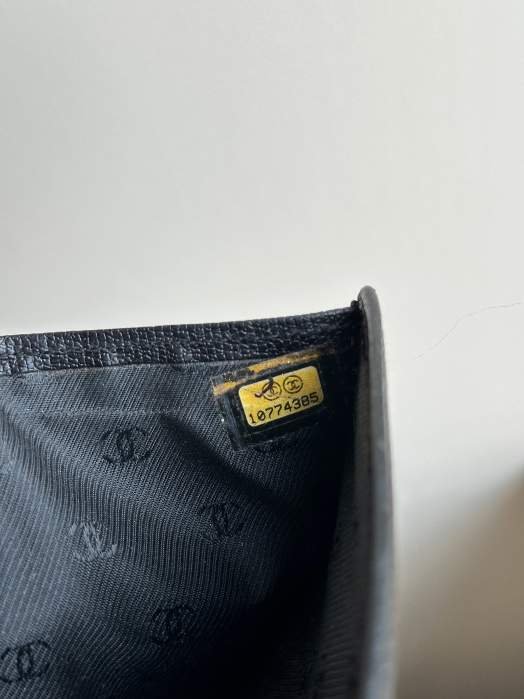 Chanel Wallet on Chain WOC Gold Solid Logo with Adjustable Unbranded Strap and Insert