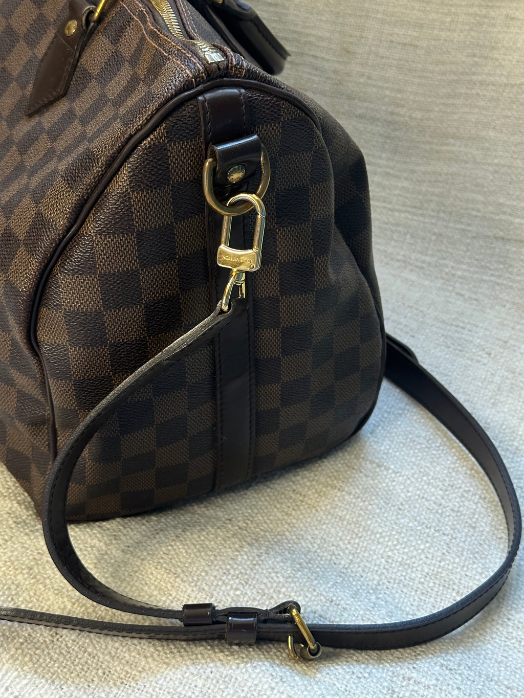 Louis Vuitton Speedy Bandouliere 30 in Damier Ebene