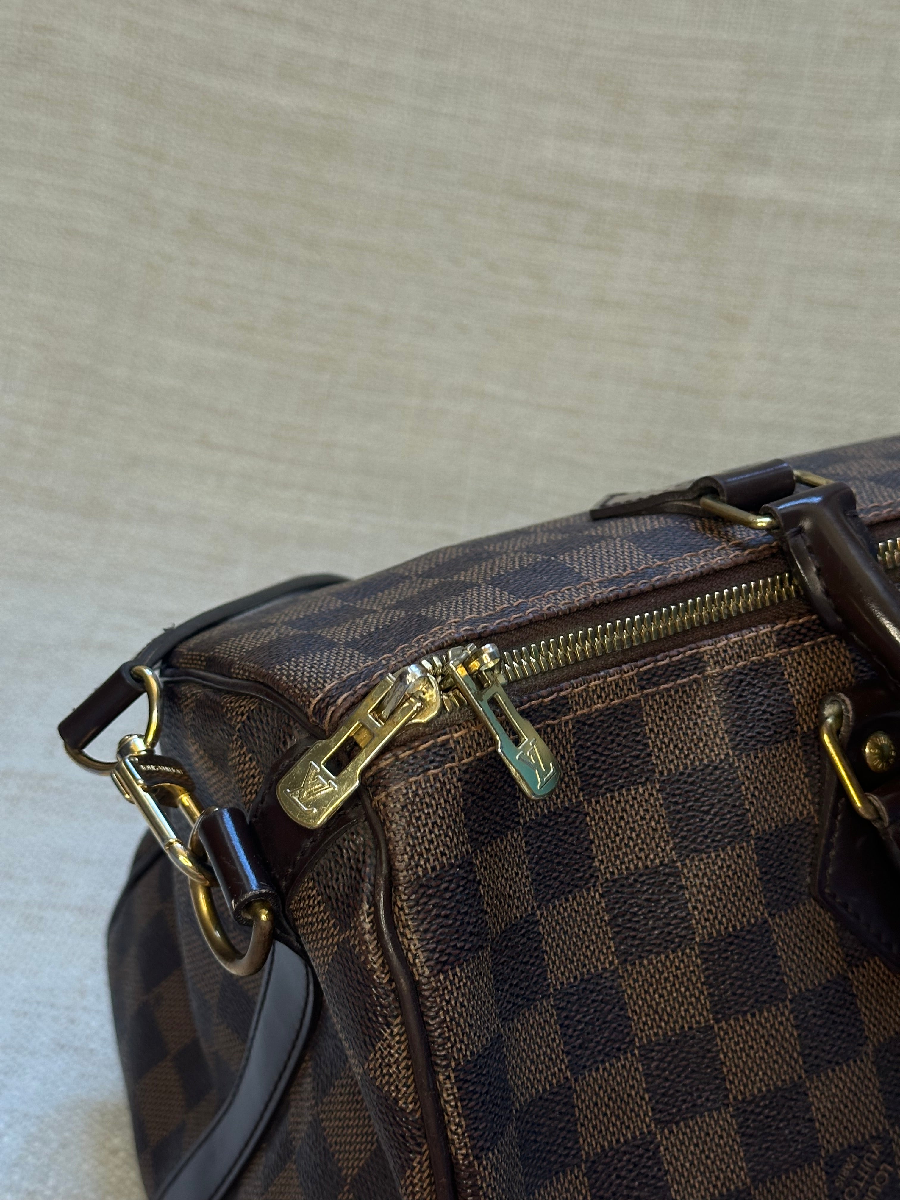 Louis Vuitton Speedy Bandouliere 30 in Damier Ebene
