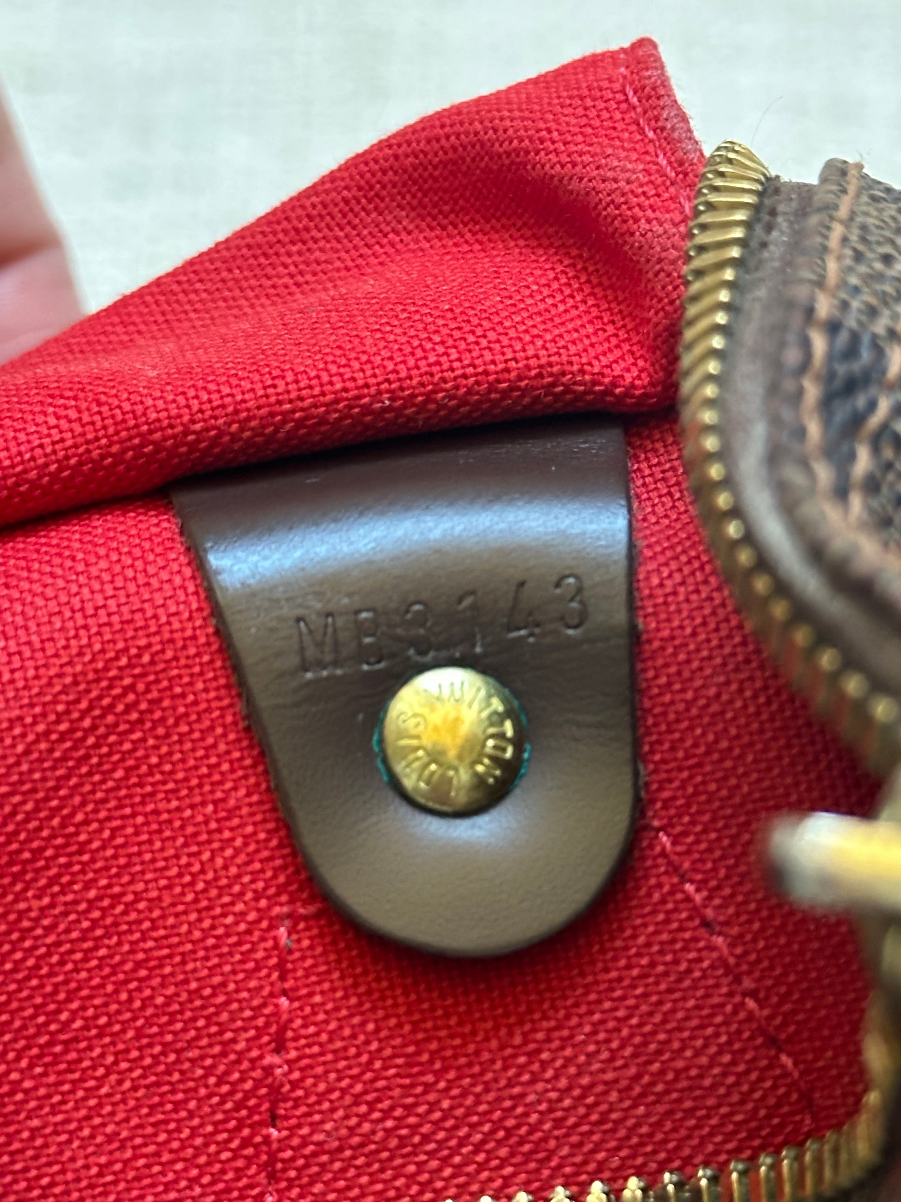 Louis Vuitton Speedy Bandouliere 30 in Damier Ebene