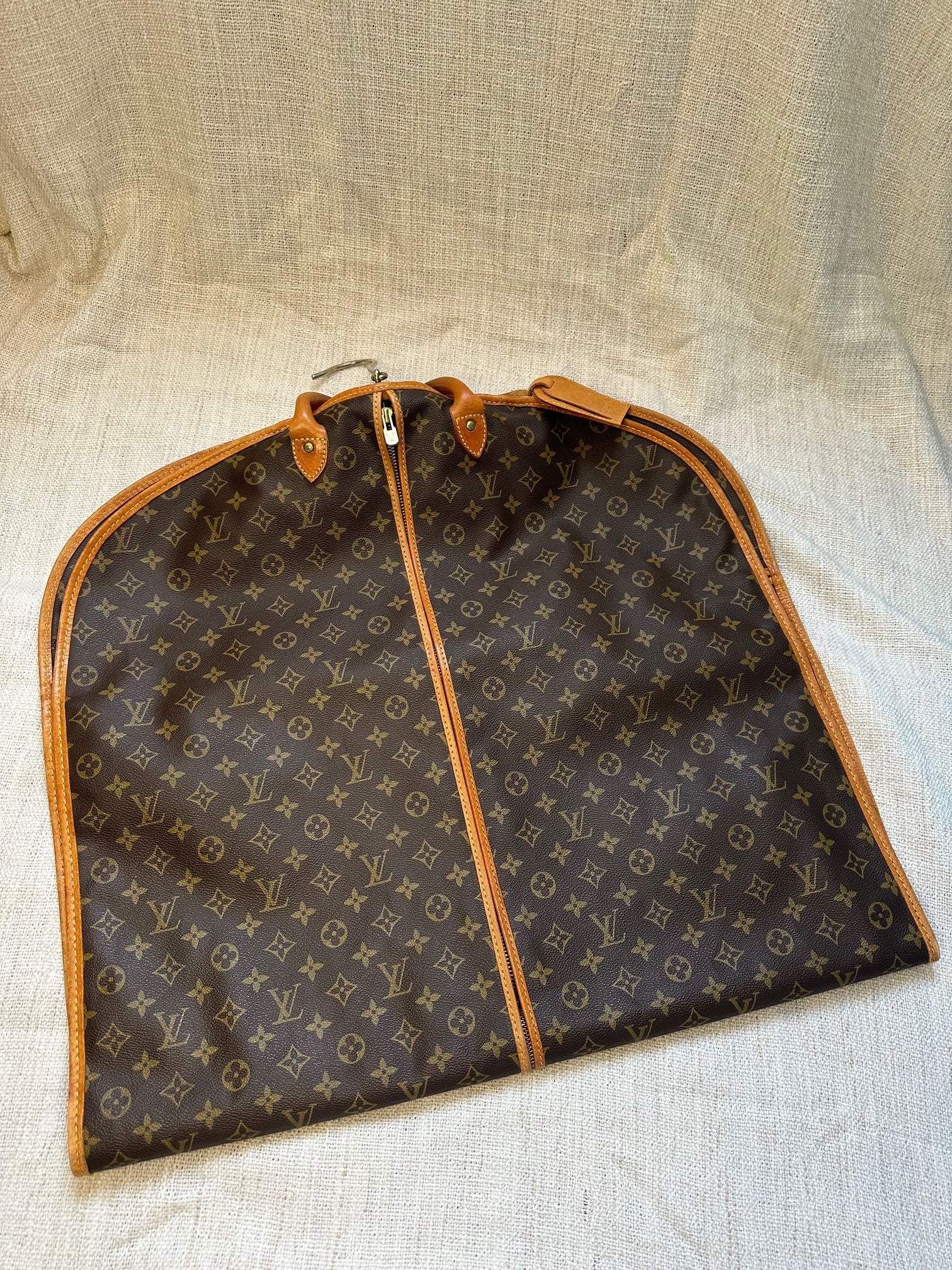 Louis Vuitton Monogram Suit Carrier with Coat Hanger and Luggage Tag