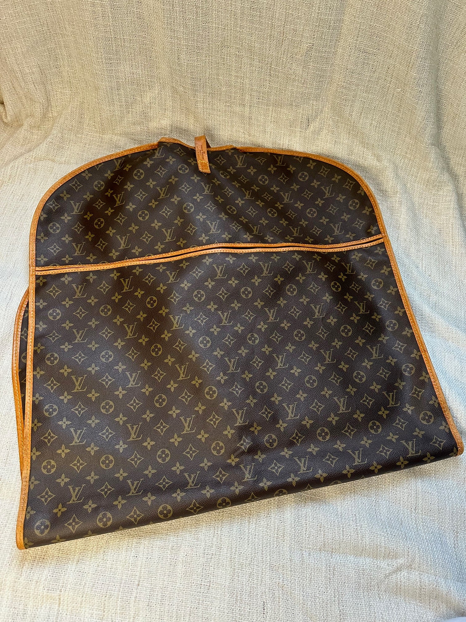 Louis Vuitton Monogram Suit Carrier with Coat Hanger and Luggage Tag