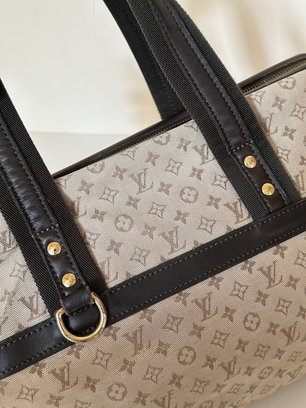 Louis Vuitton Josephine GM in Beige Canvas